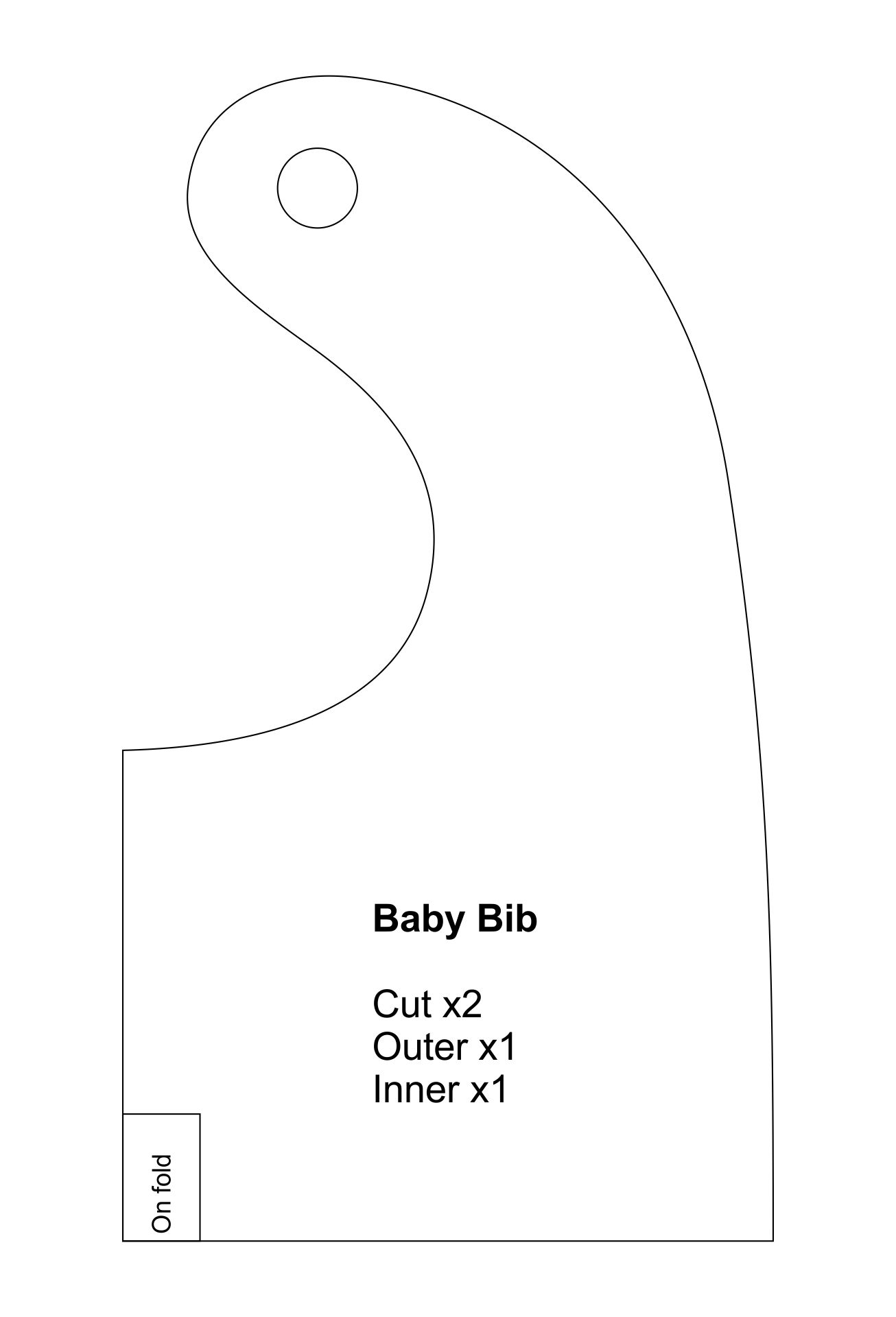 Printable Baby Bib Patterns