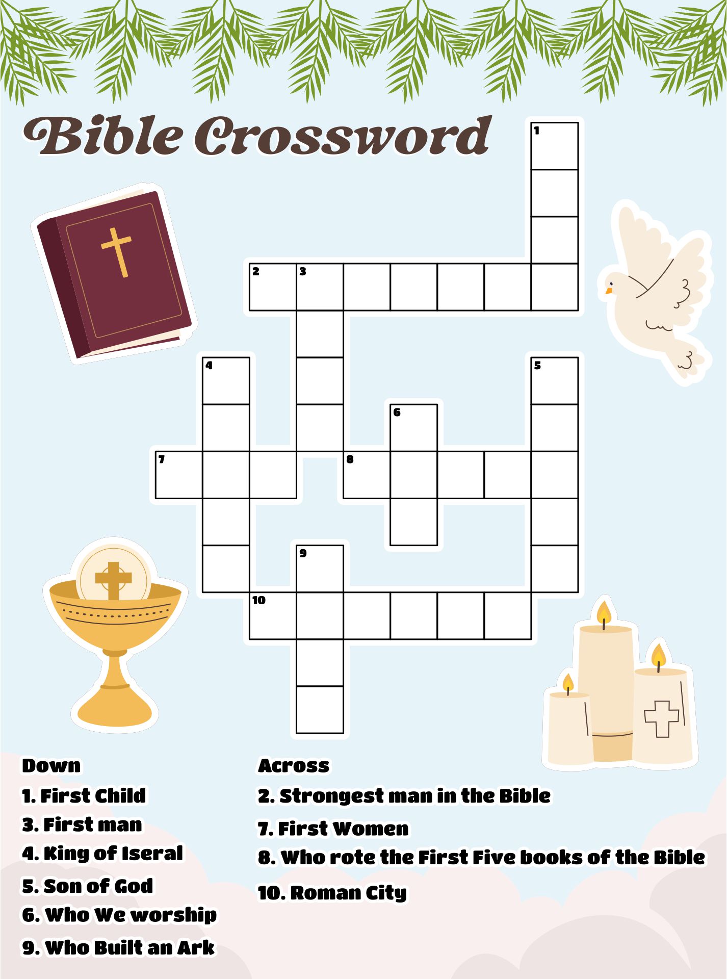 Printable Bible Word Puzzles