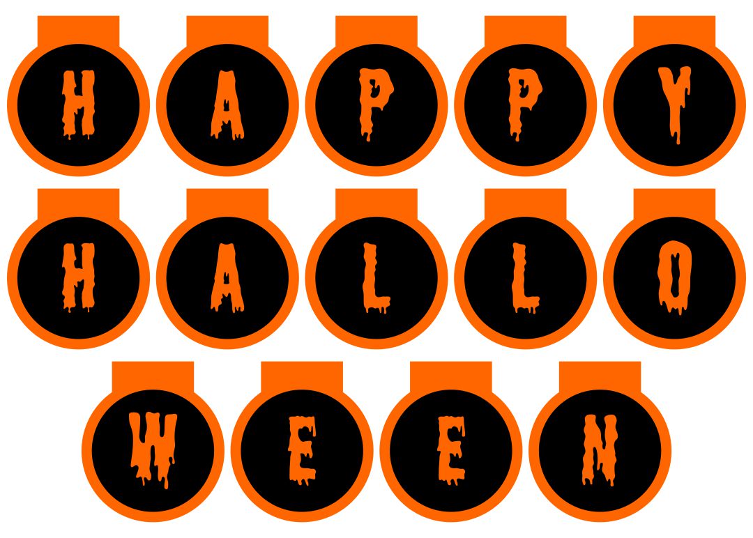 4 Best Happy Halloween Banner Printable Free