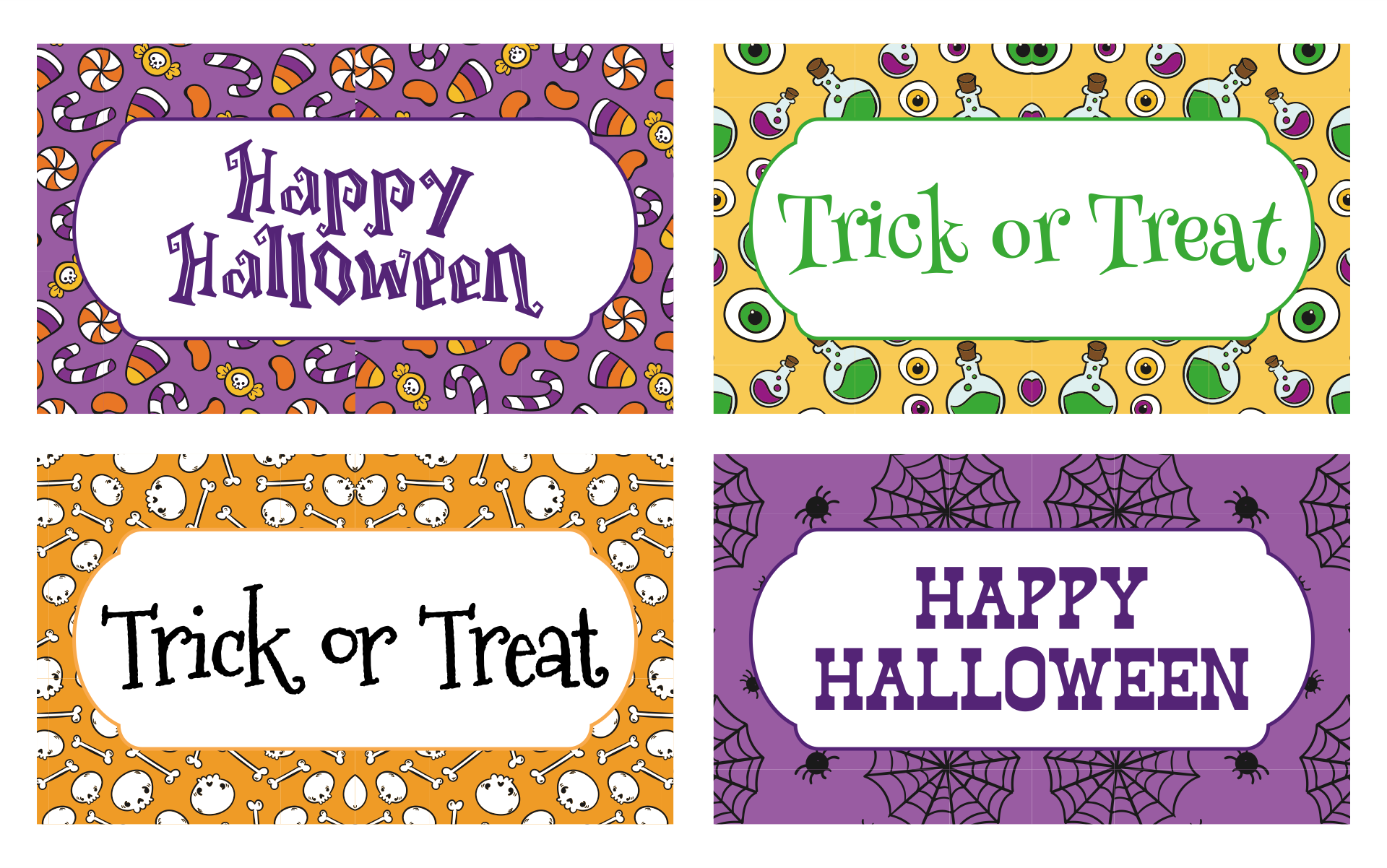 15 Best Halloween Bag Printables Printablee