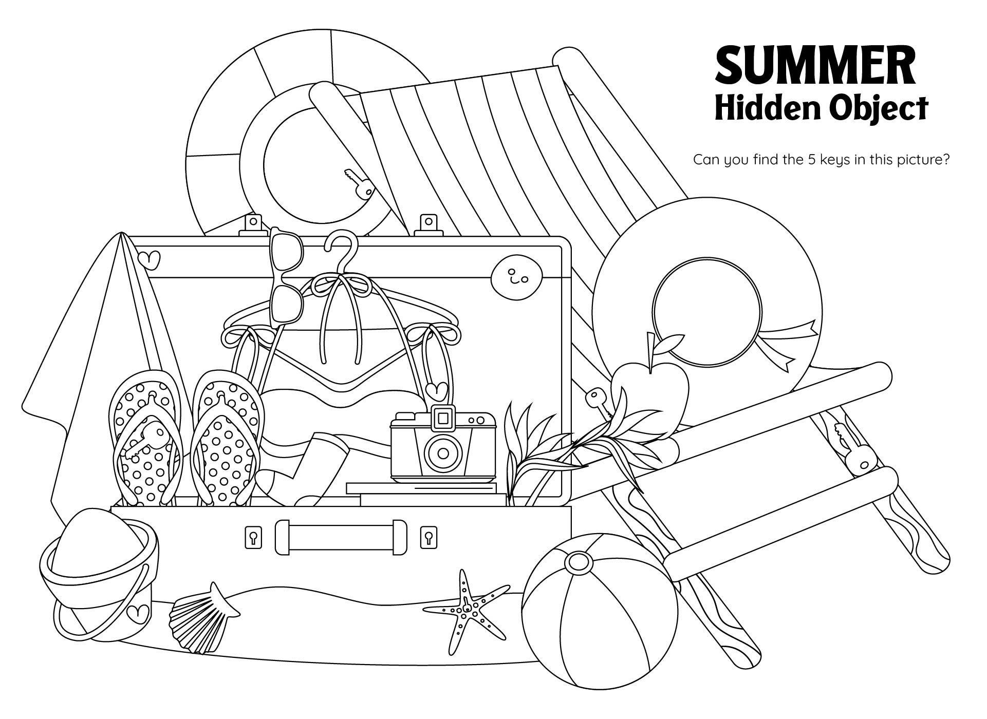  Hidden Object Printable Activities