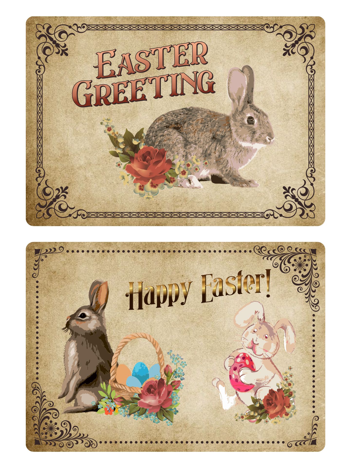 Printable Vintage Labels Easter