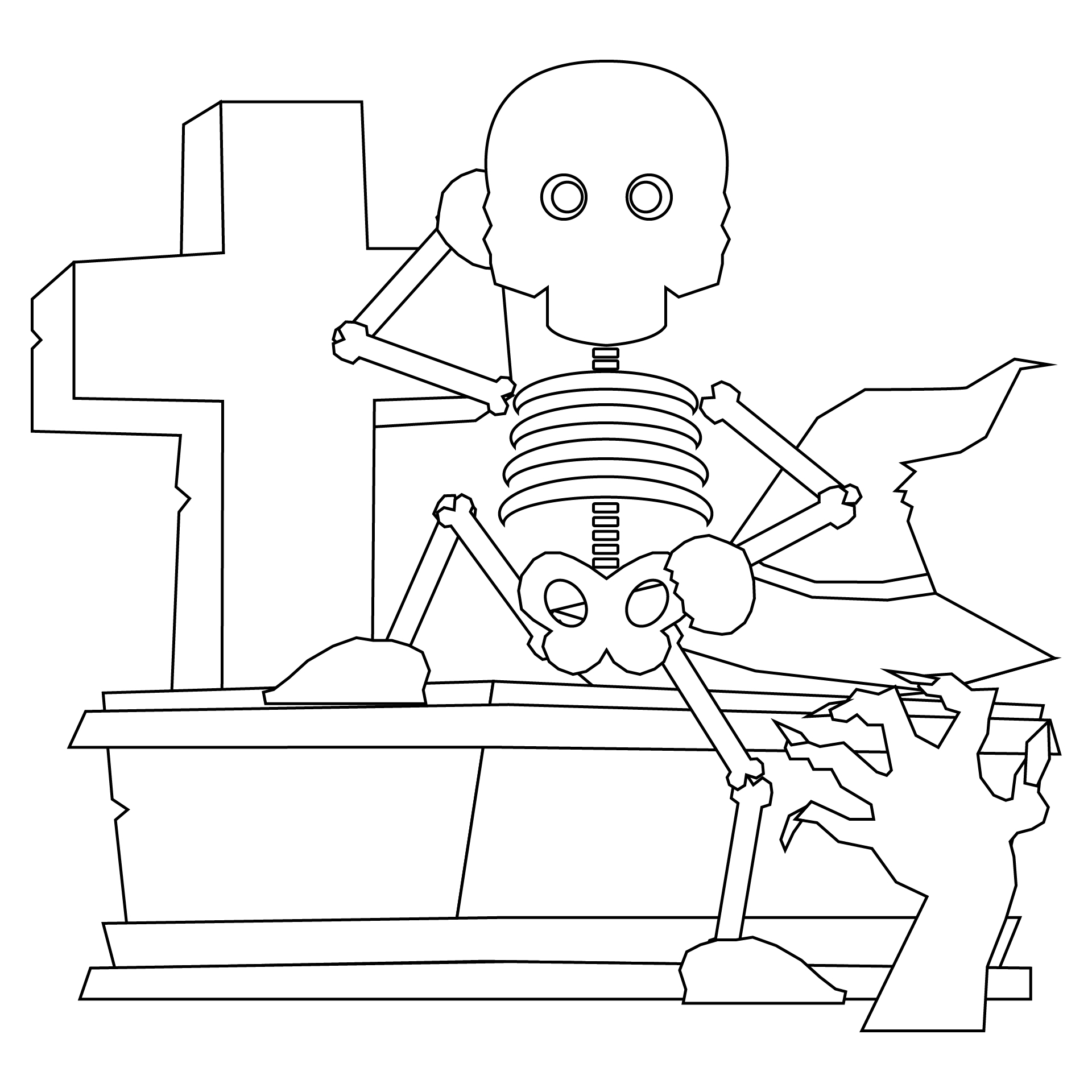 15 Best Halloween Skeleton Coloring Pages Printables PDF For Free At 
