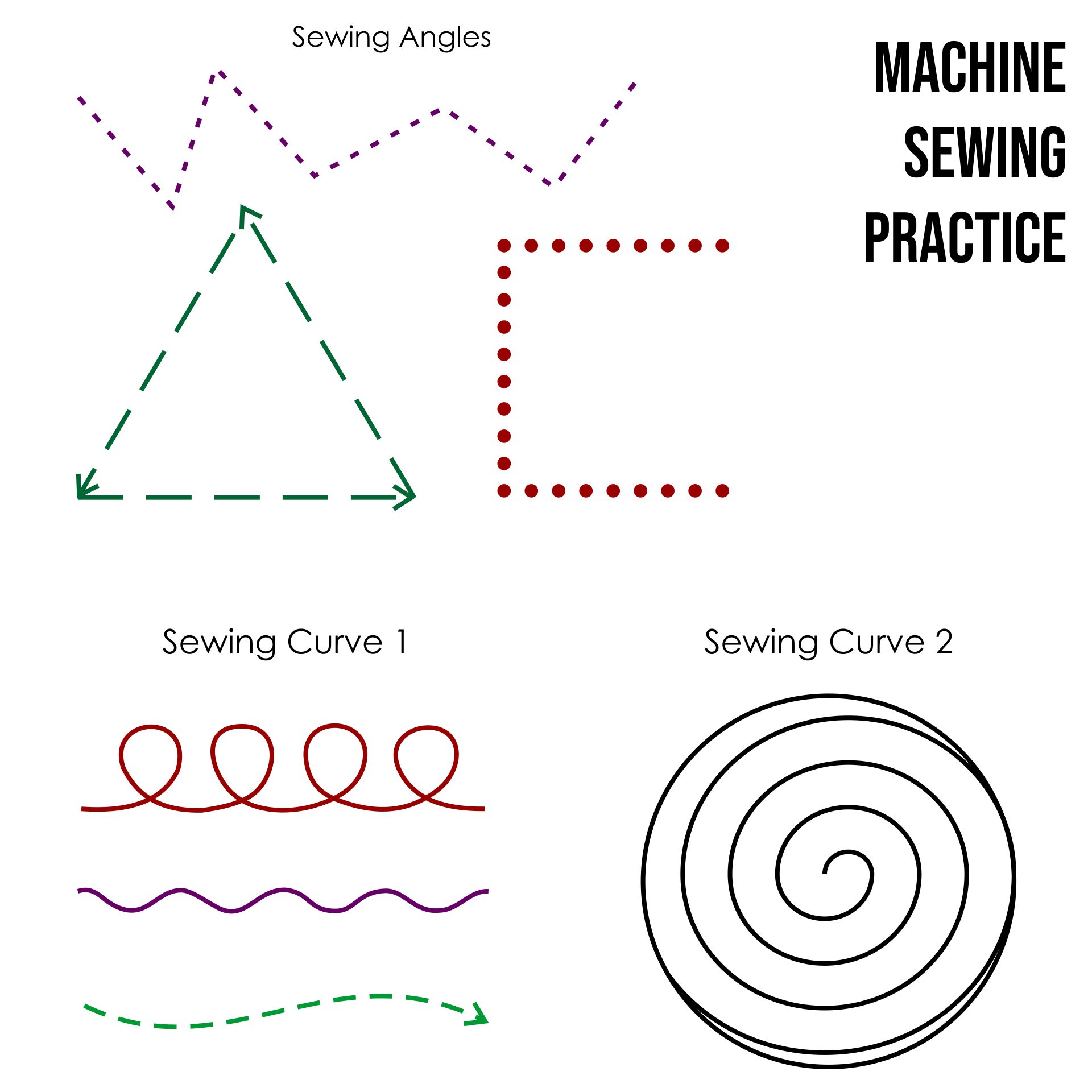 10 Best Printable Sewing Practice Worksheets PDF for Free at Printablee