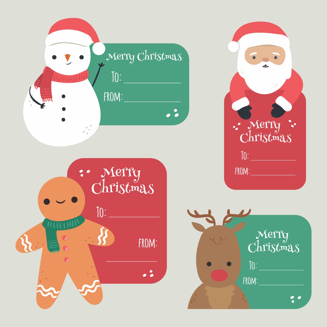 Personalized Gift Tags From Santa Printable