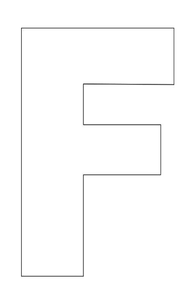 12 Best Letter F Printable Template