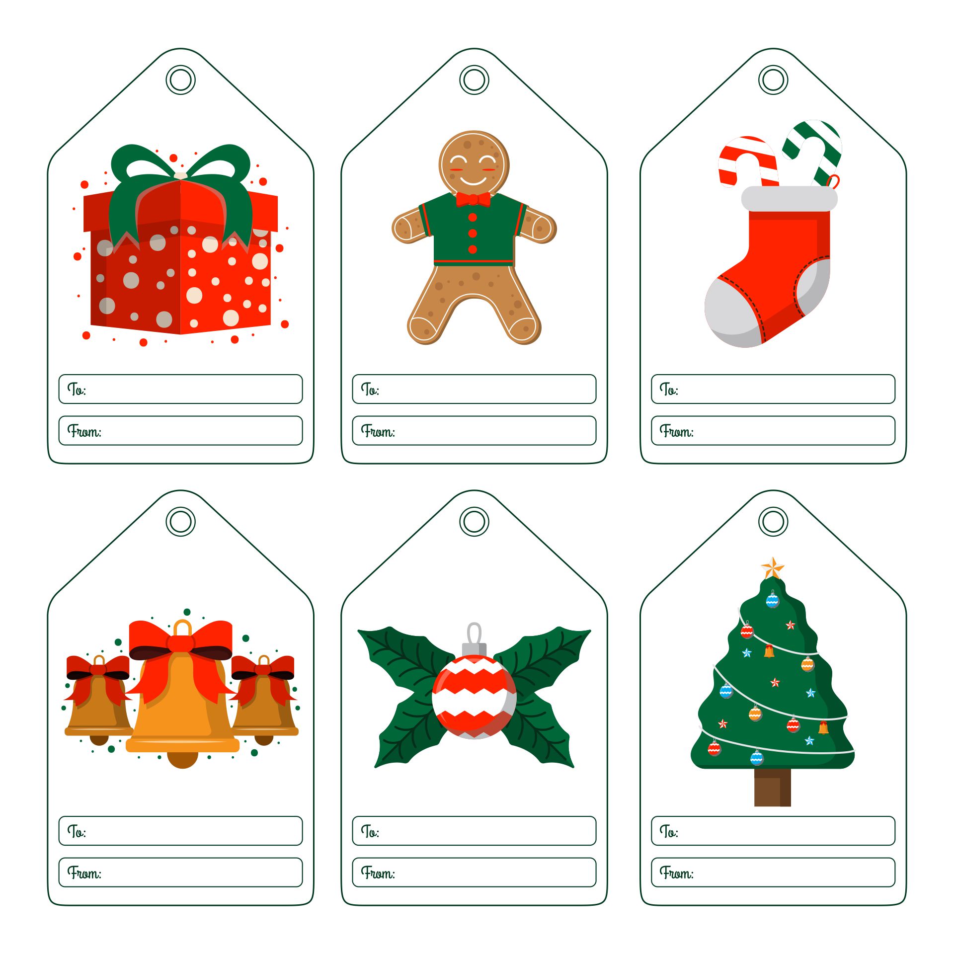Free Printable Personalized Gift Tags Christmas FREE PRINTABLE TEMPLATES