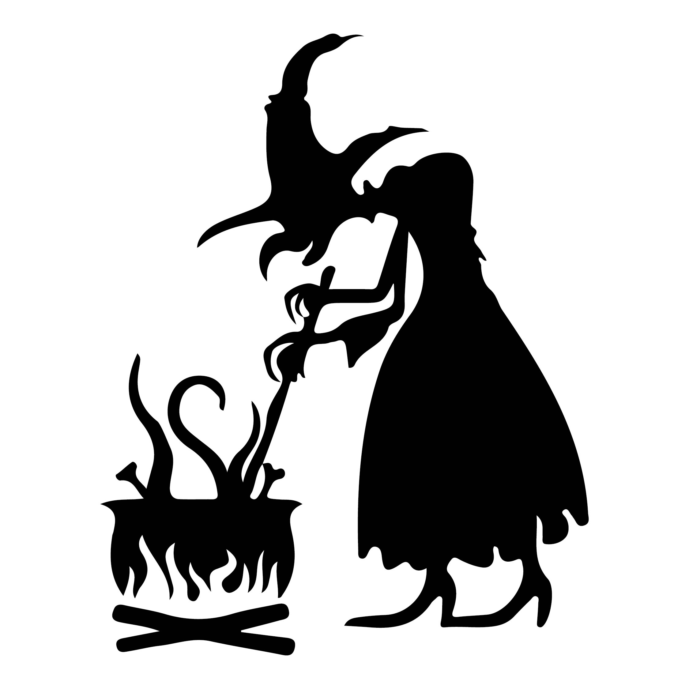 15 Best Vintage Halloween Printable Silhouettes