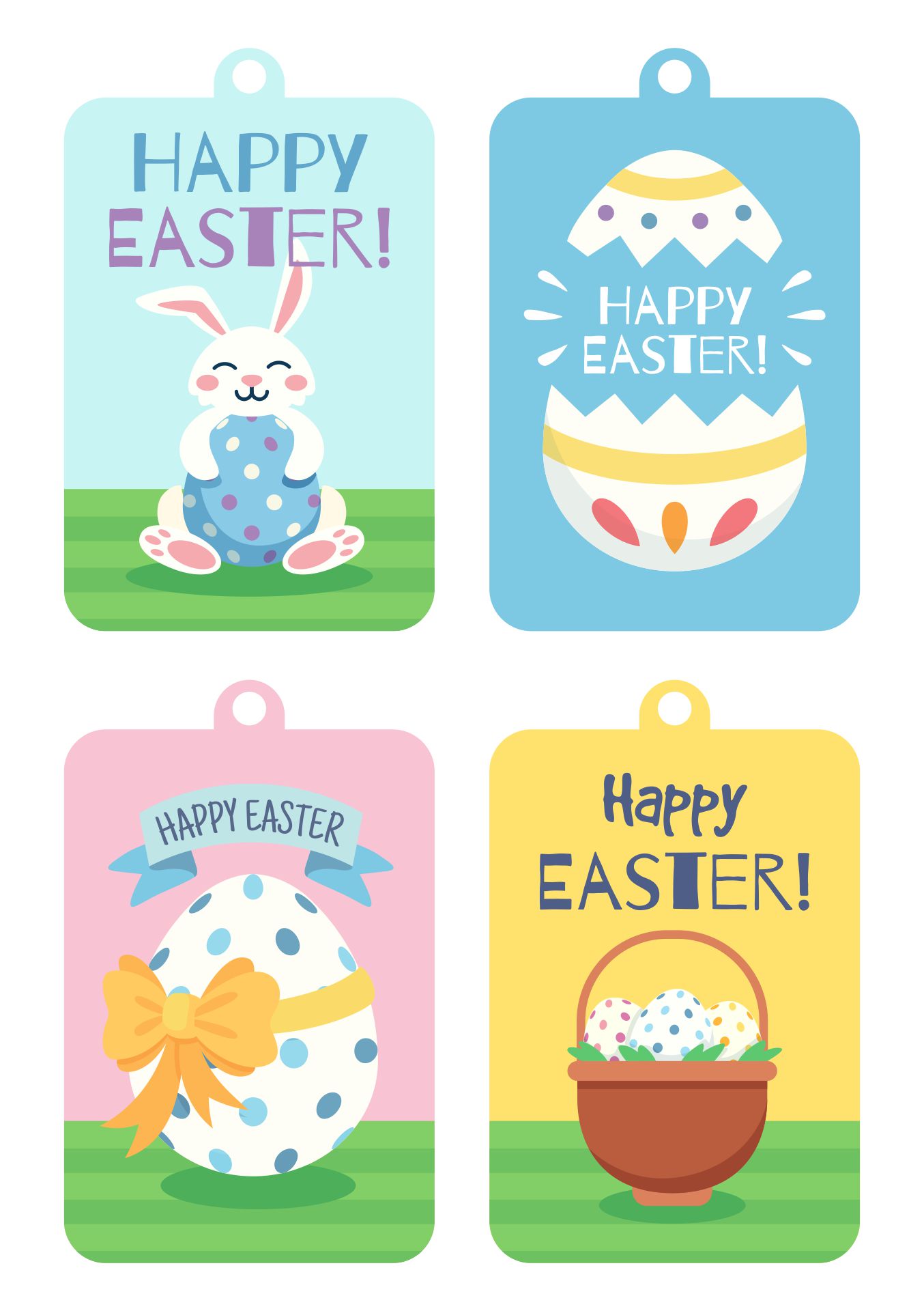 Cute Easter Gift Tags Printable Free