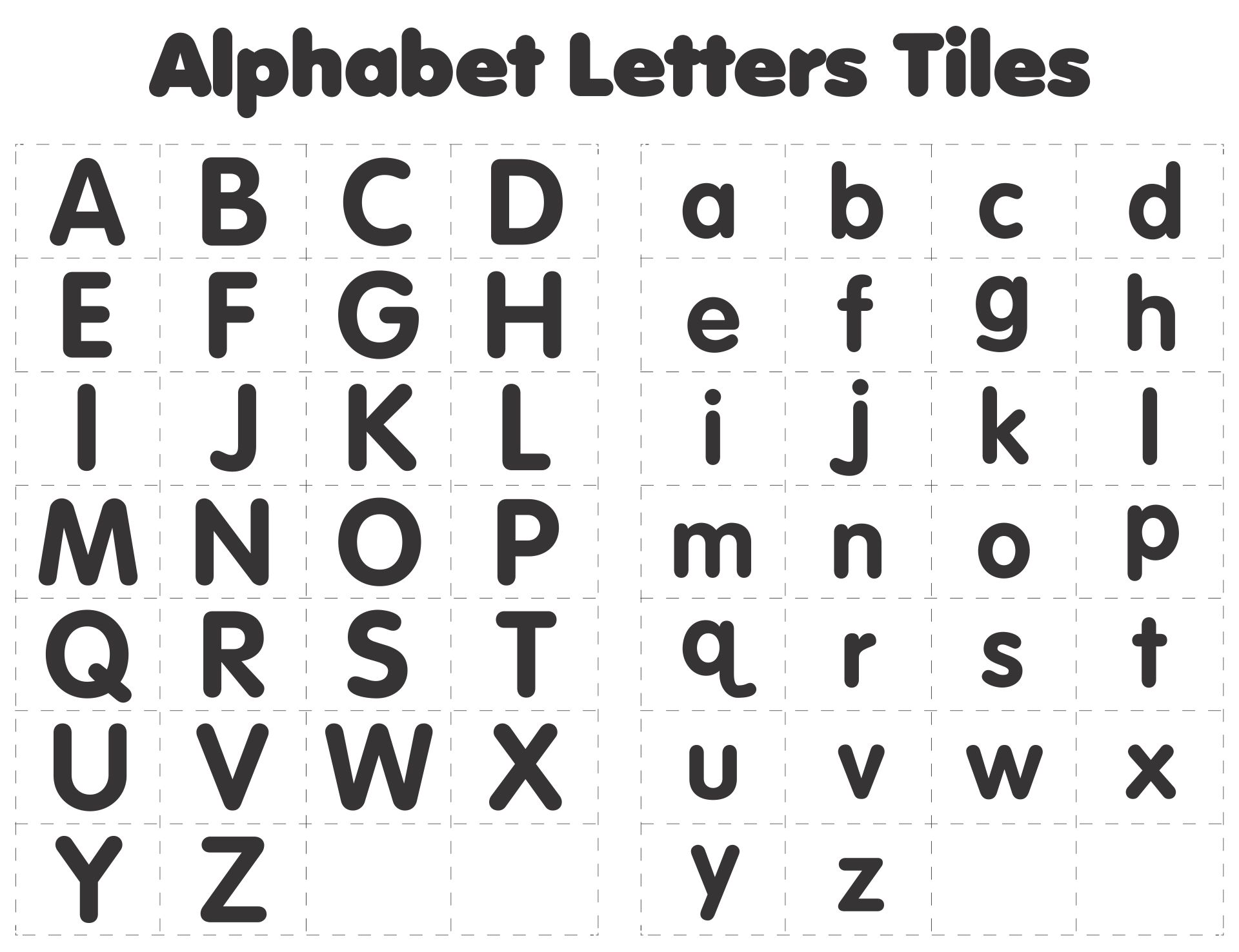 10 Best Free Printable Letter Tiles Printablee