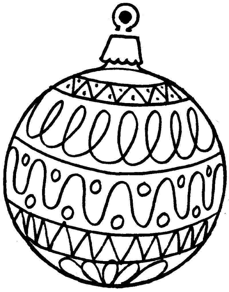 6 Best Christmas Coloring Sheets Ornament Free Printable Pdf For Free