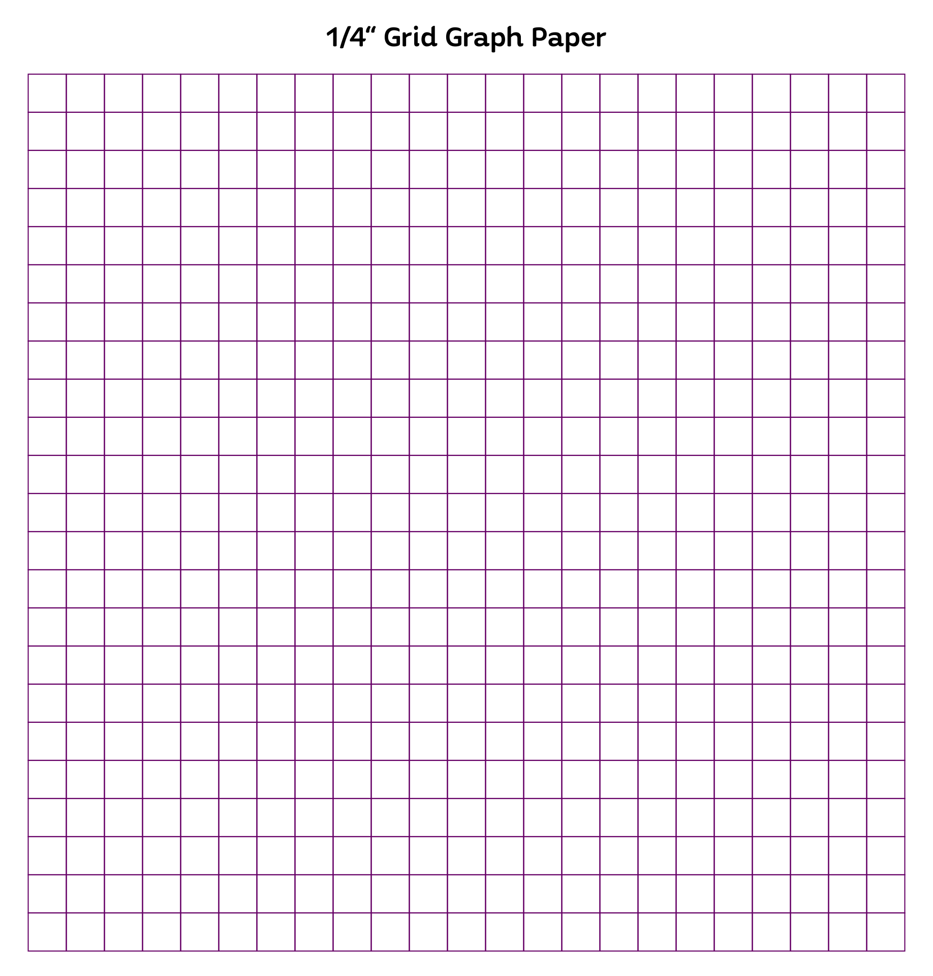 Printable Grid Graph Paper