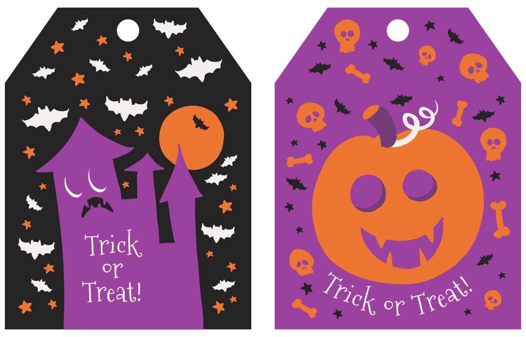 Printable Halloween Treat Bag Labels