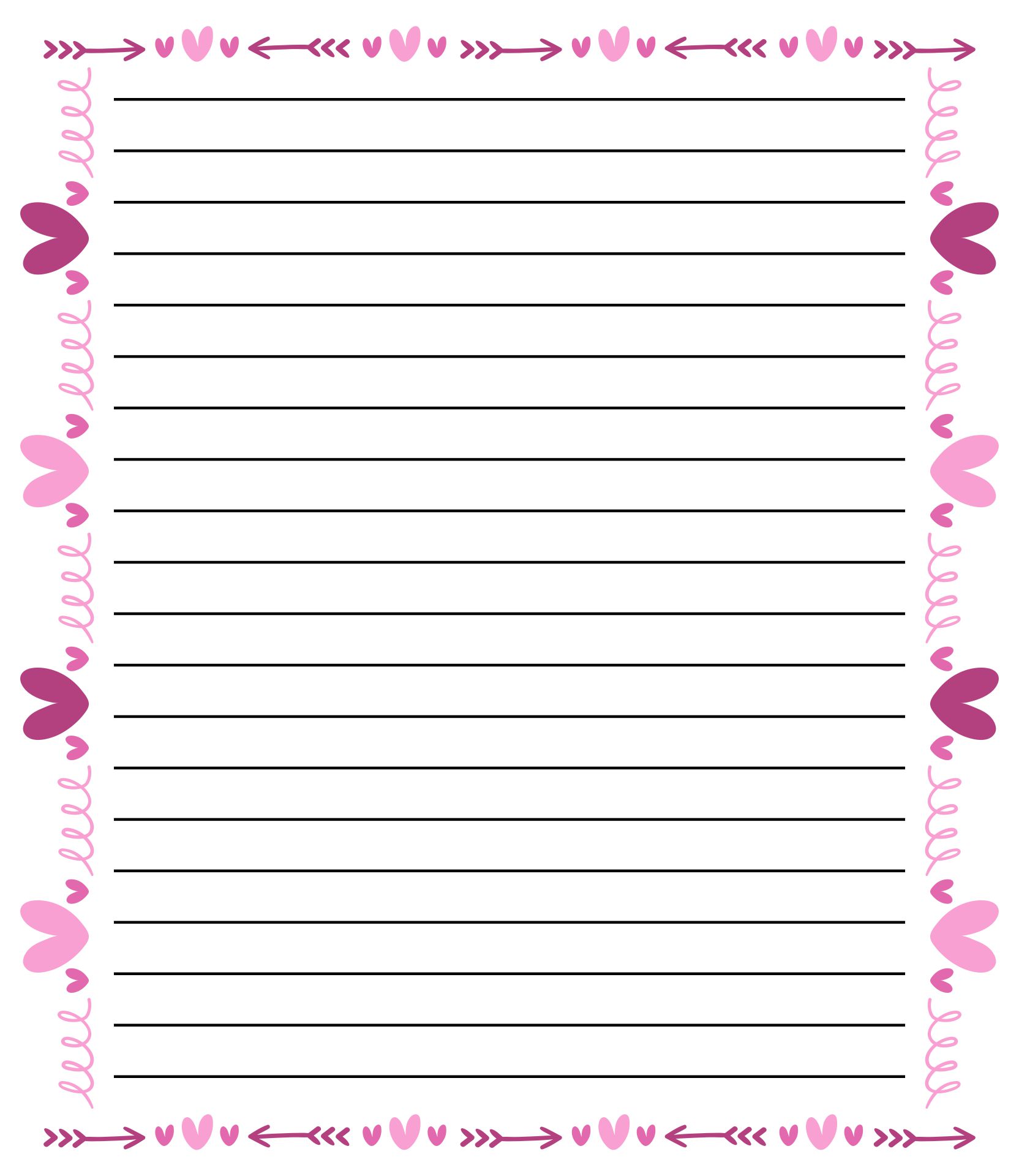 11-best-printable-lined-paper-with-borders-printablee