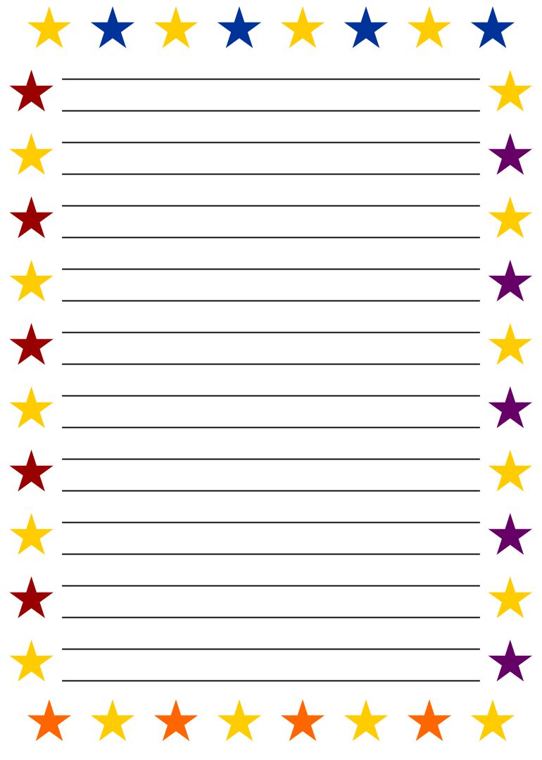 Paper With Borders Free Printable