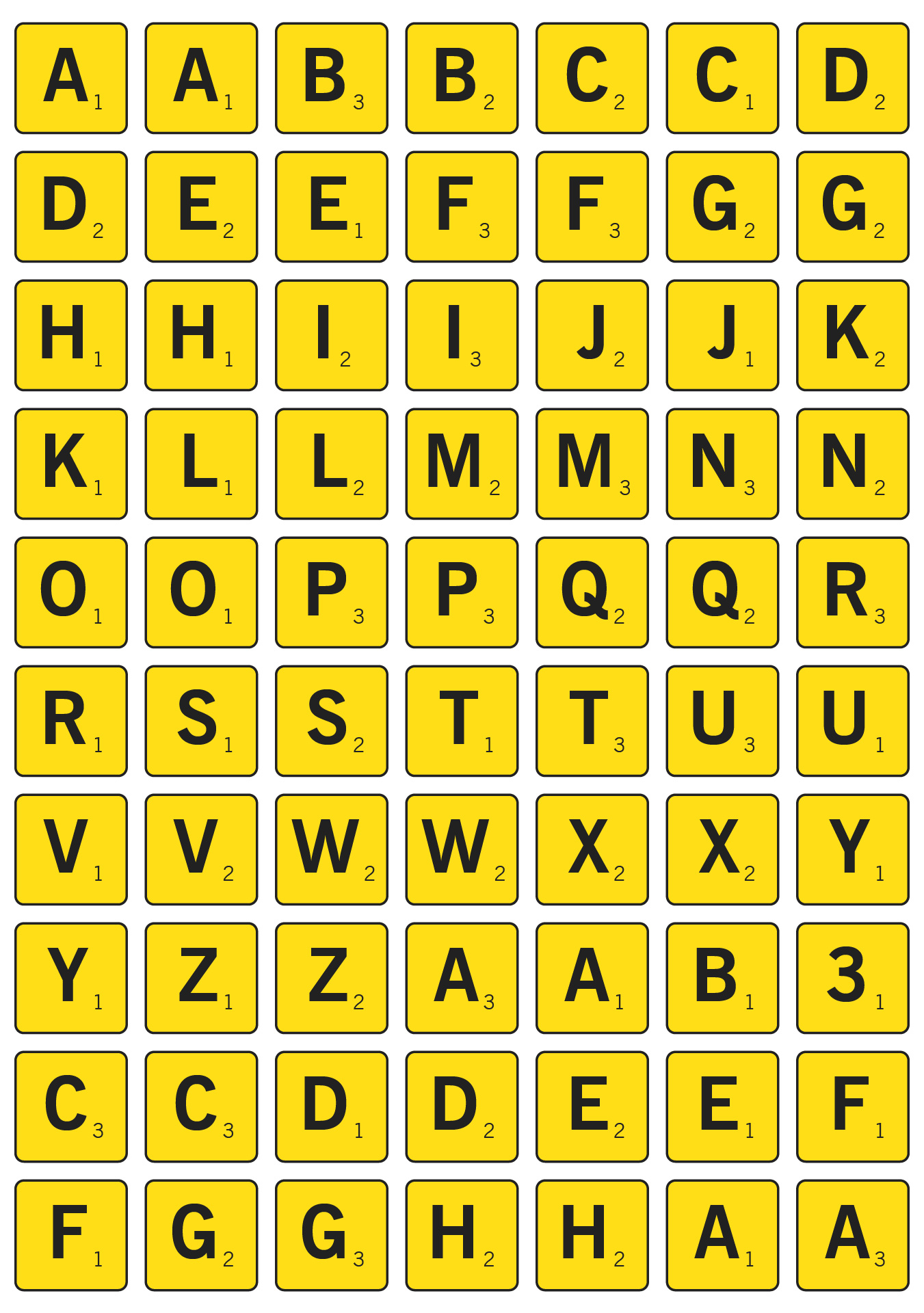 10 Best Free Printable Letter Tiles PDF For Free At Printablee