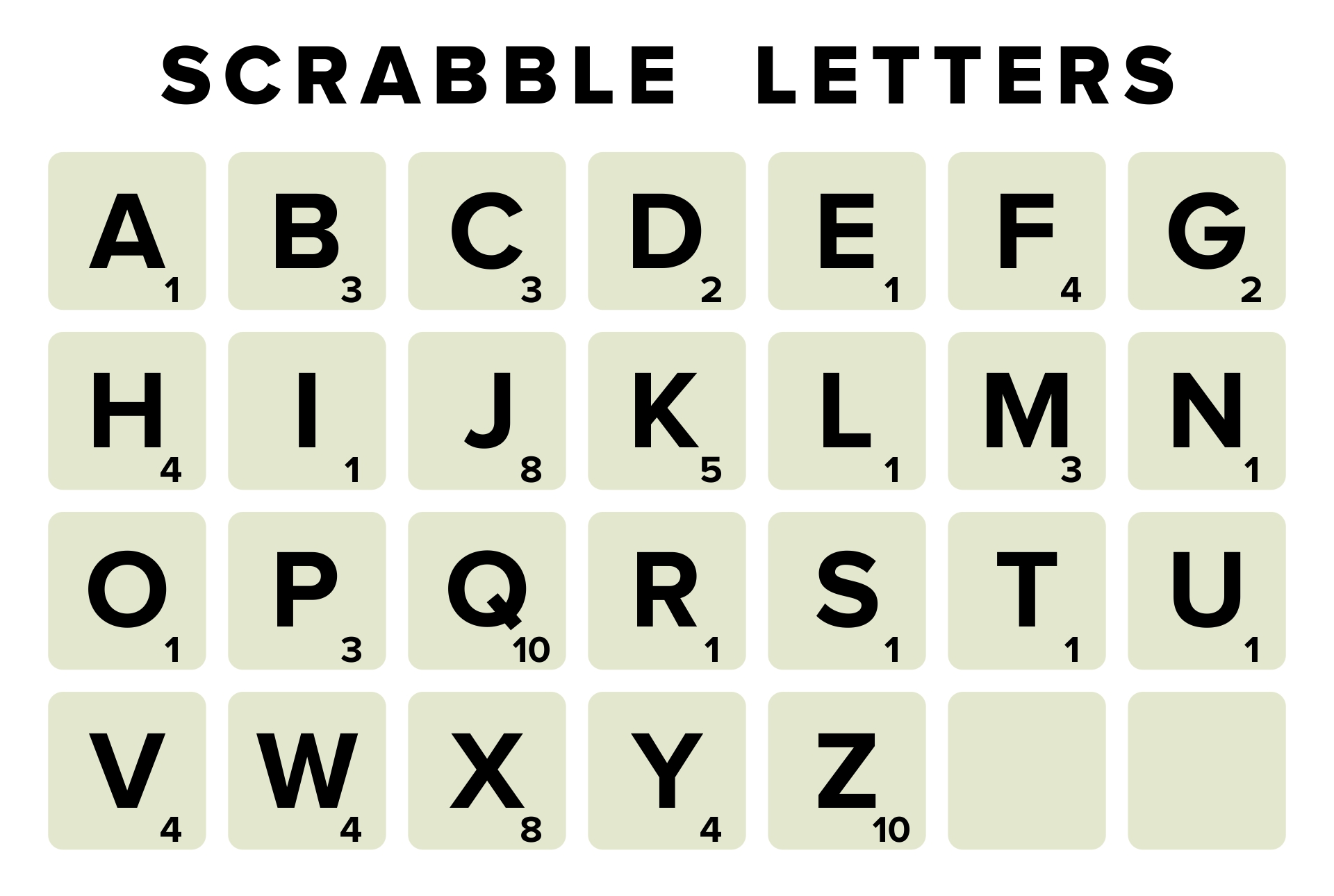 10 best free printable letter tiles printablee com