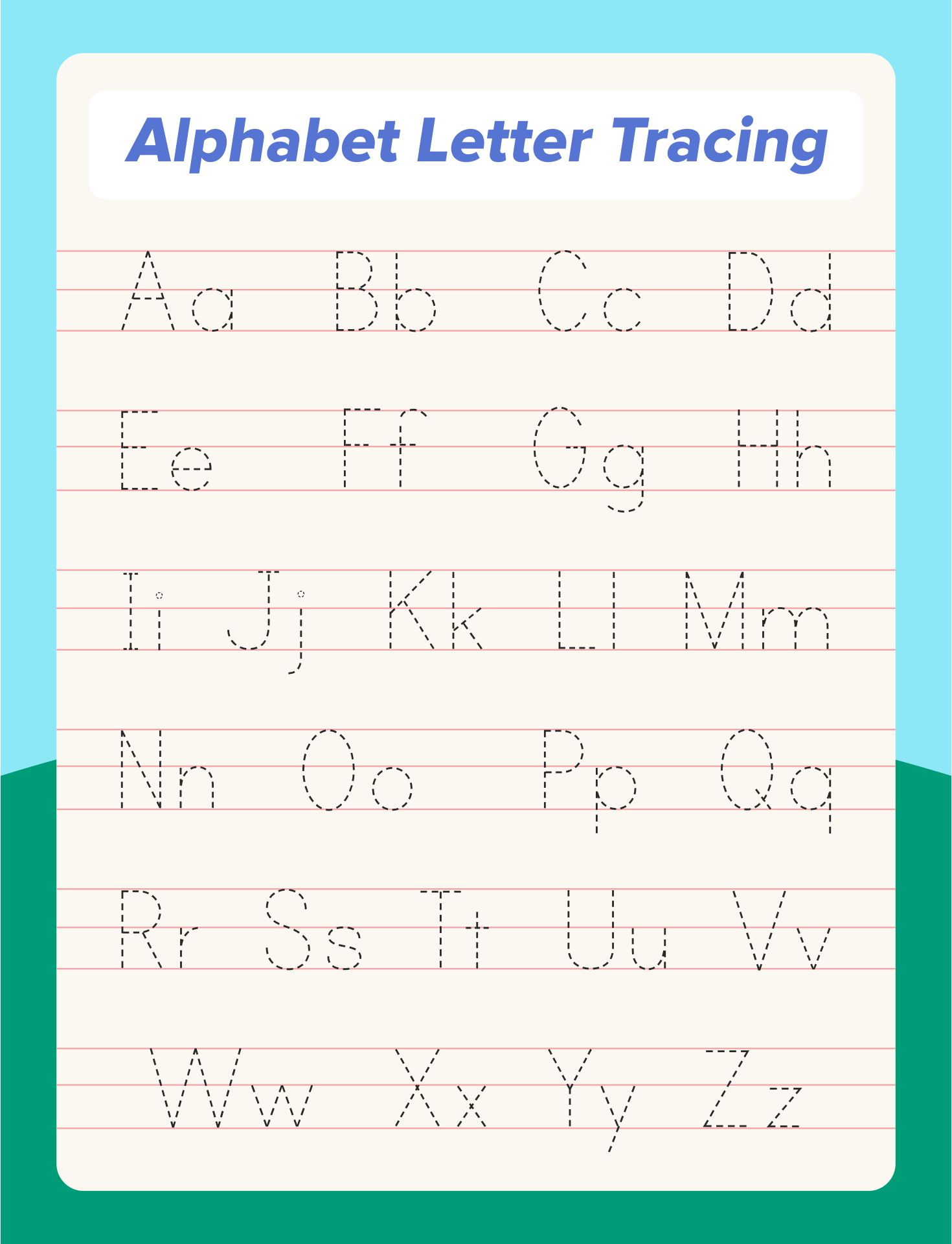 10 Best Printable Kids Tracing Page PDF for Free at Printablee