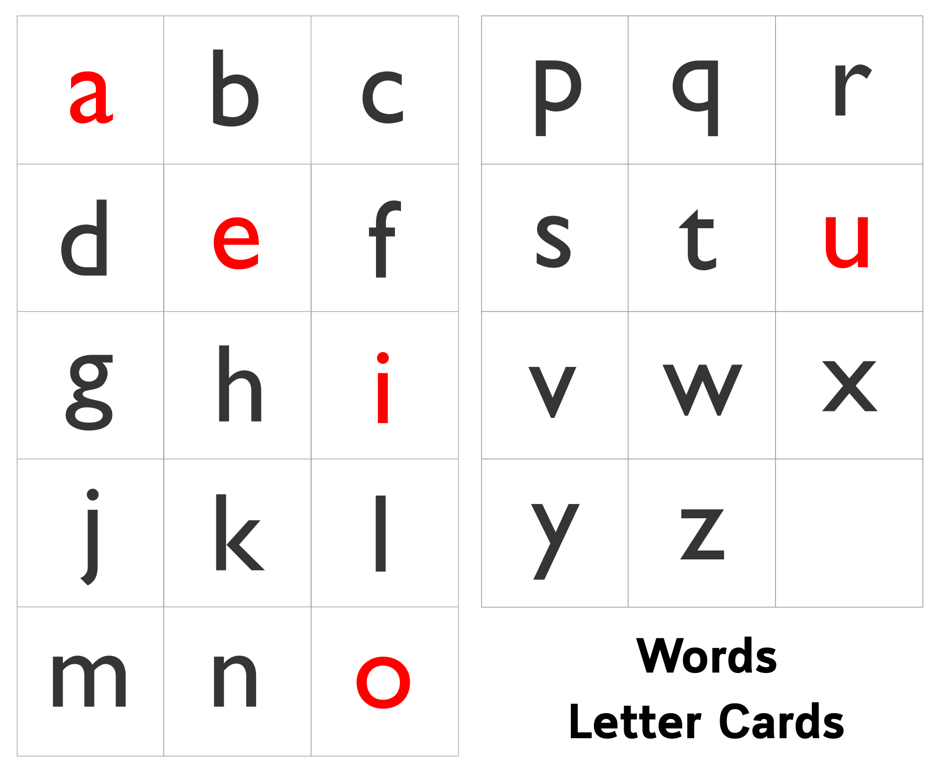 Letter Tiles - 10 Free PDF Printables | Printablee