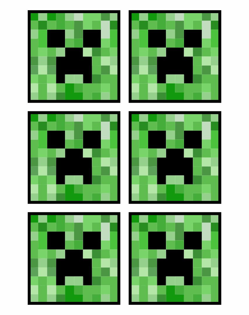 10-best-free-printable-minecraft-creeper-bookmark-printablee