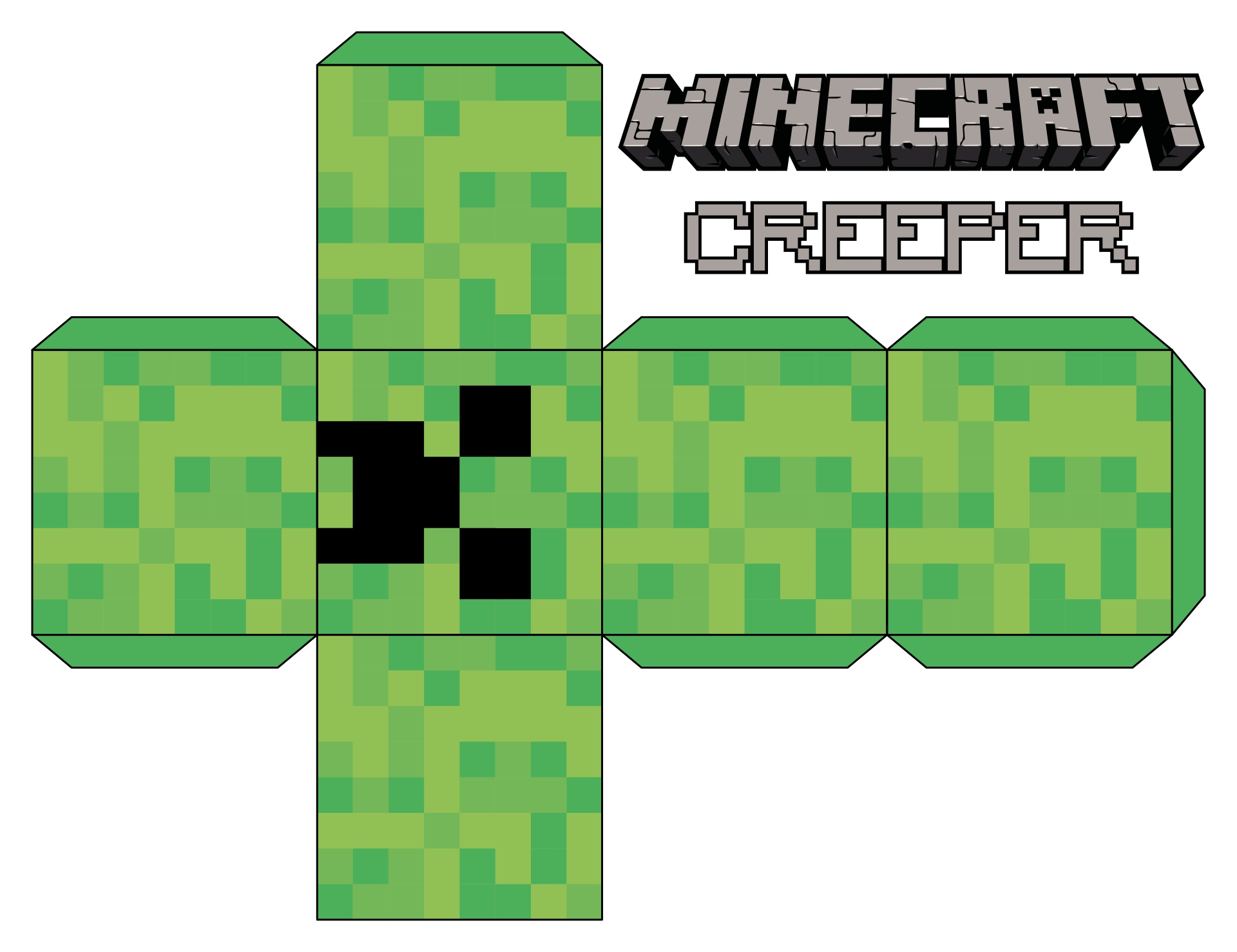 Minecraft Printable Creeper Printable Word Searches