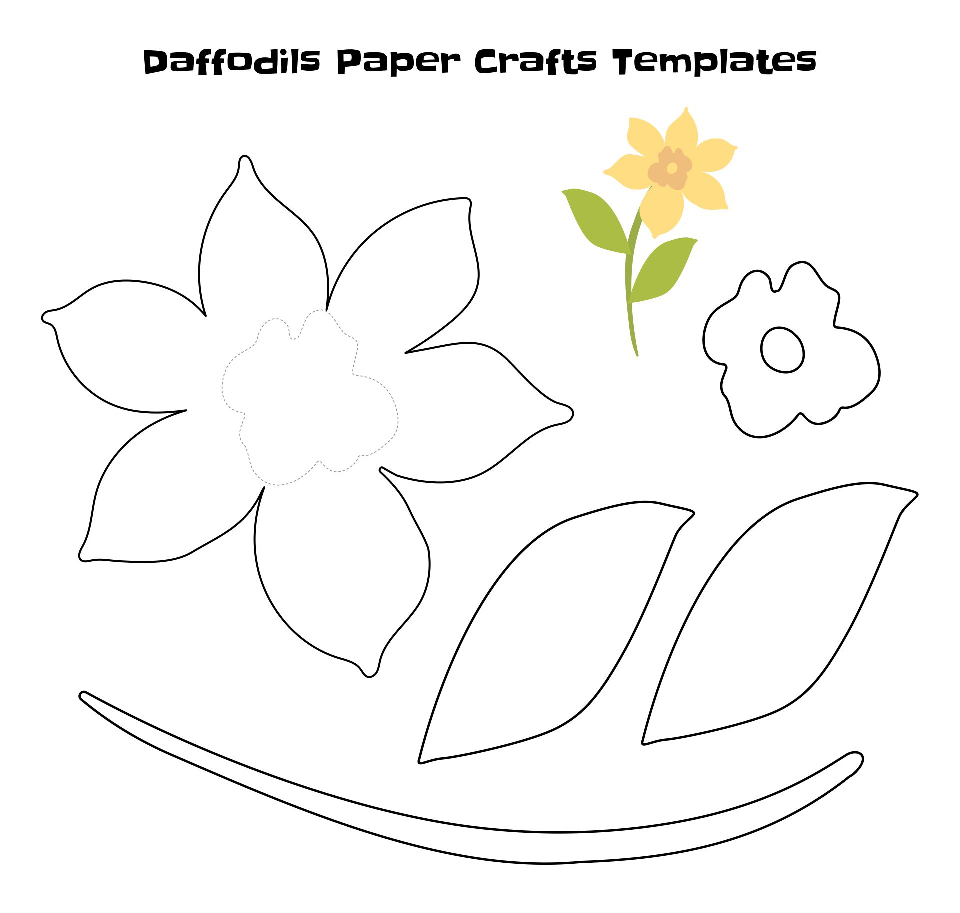 Printable 3D Paper Crafts Templates