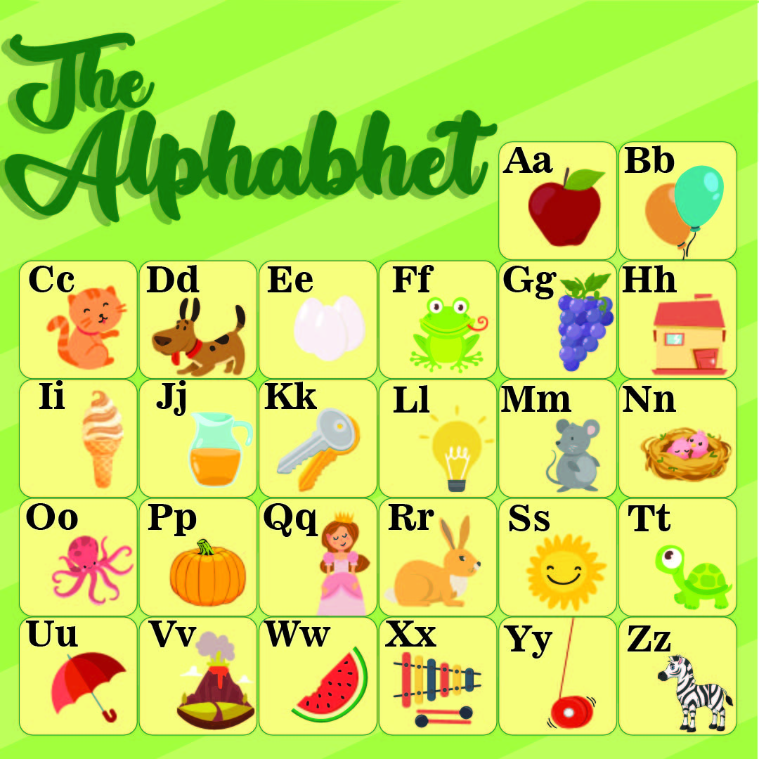 24 Alphabet With Pictures Printable Free Coloring Pages