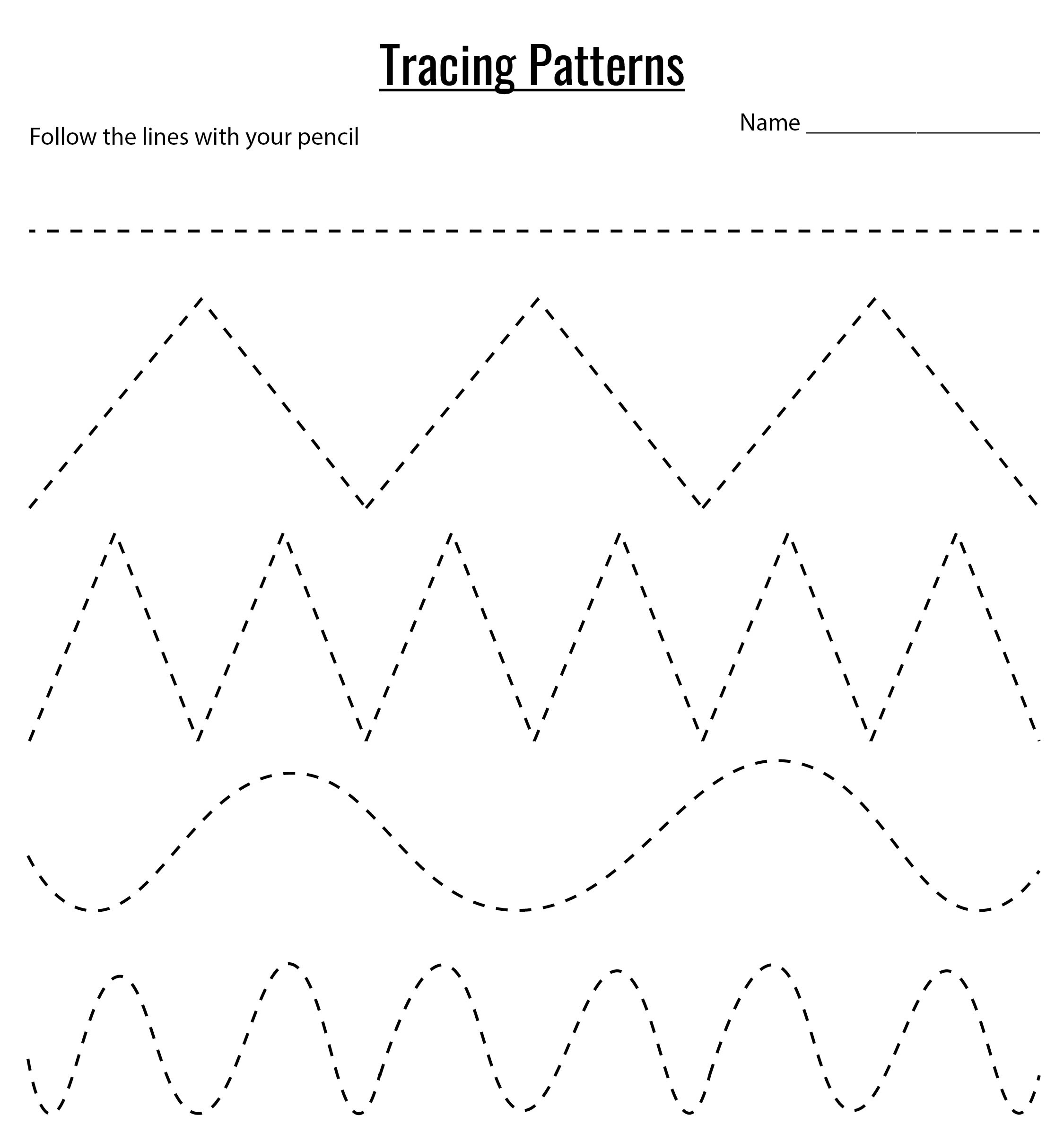Name Tracing Worksheets With Lines