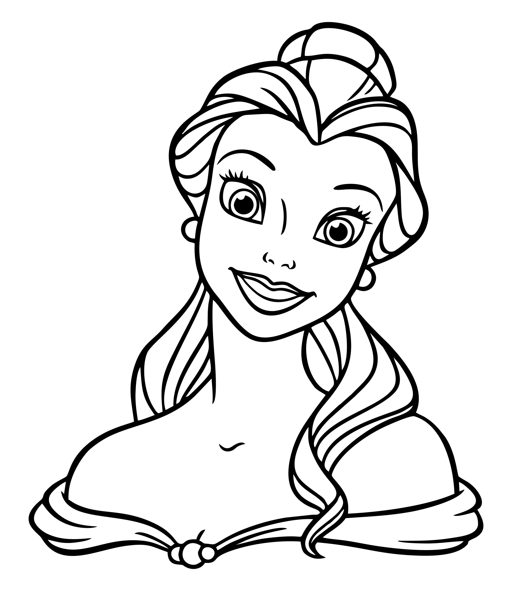 Disney Princess Coloring Page Printables