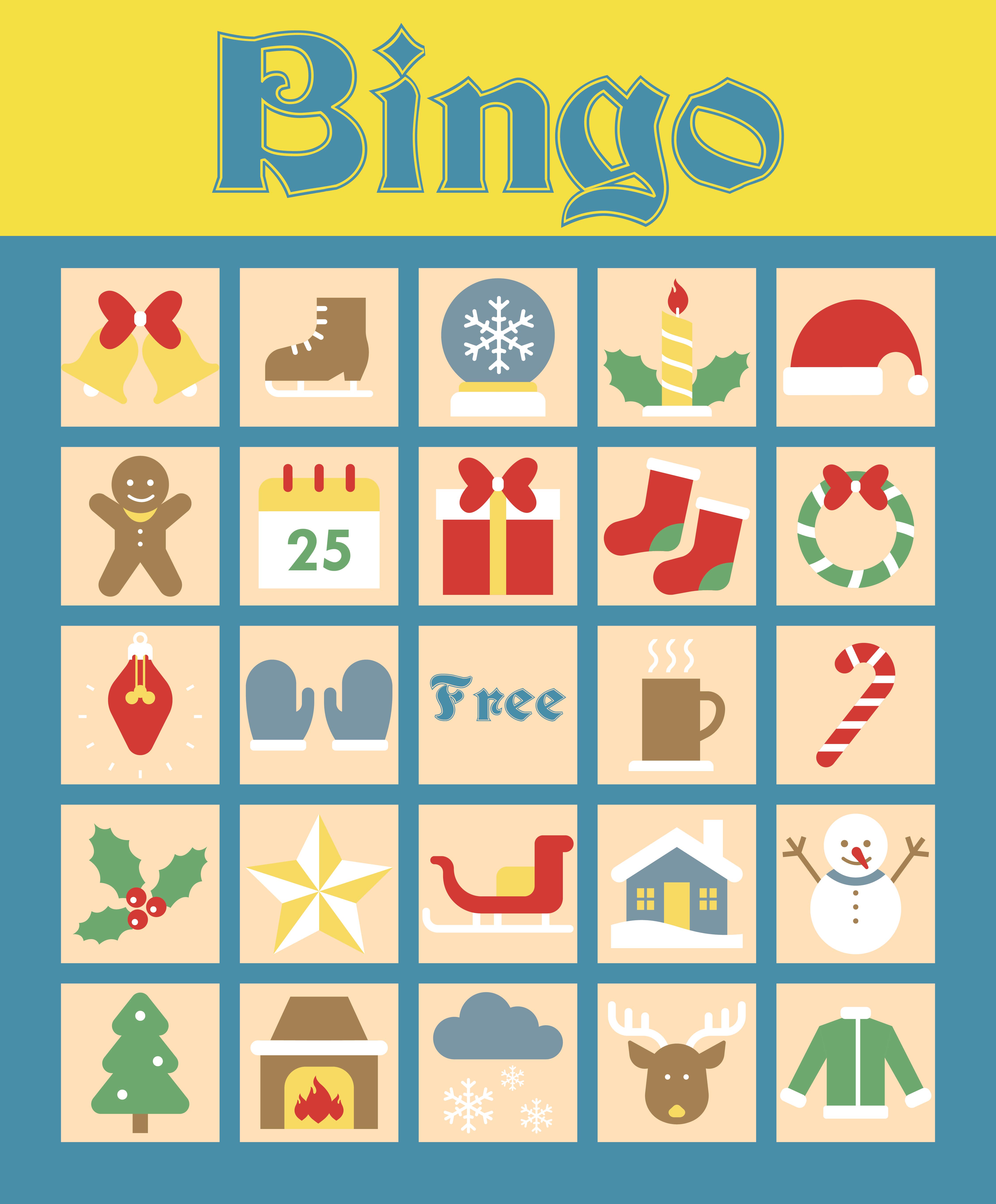 Christian Christmas Bingo Printable Games