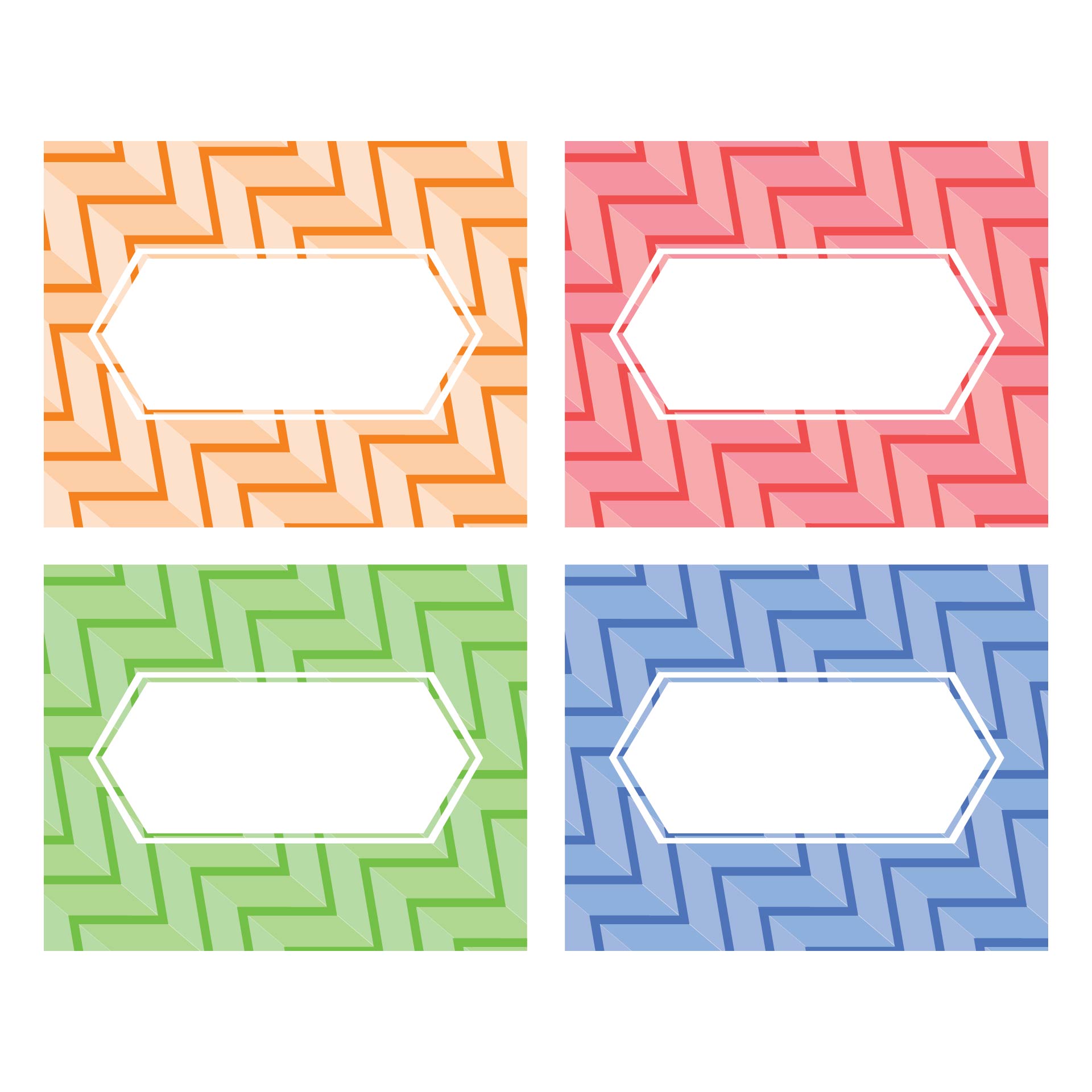 Chevron Labels Printable Free Printable Templates