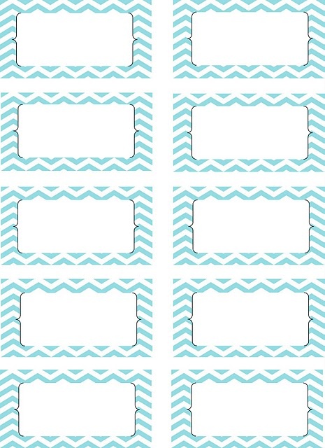 6 best free chevron printable label templates printableecom