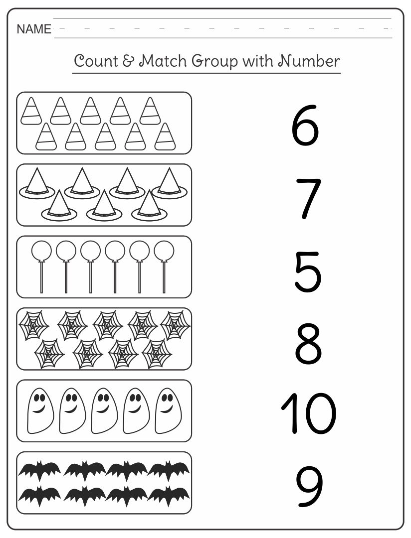 10 best printable halloween color by number worksheets printablee com