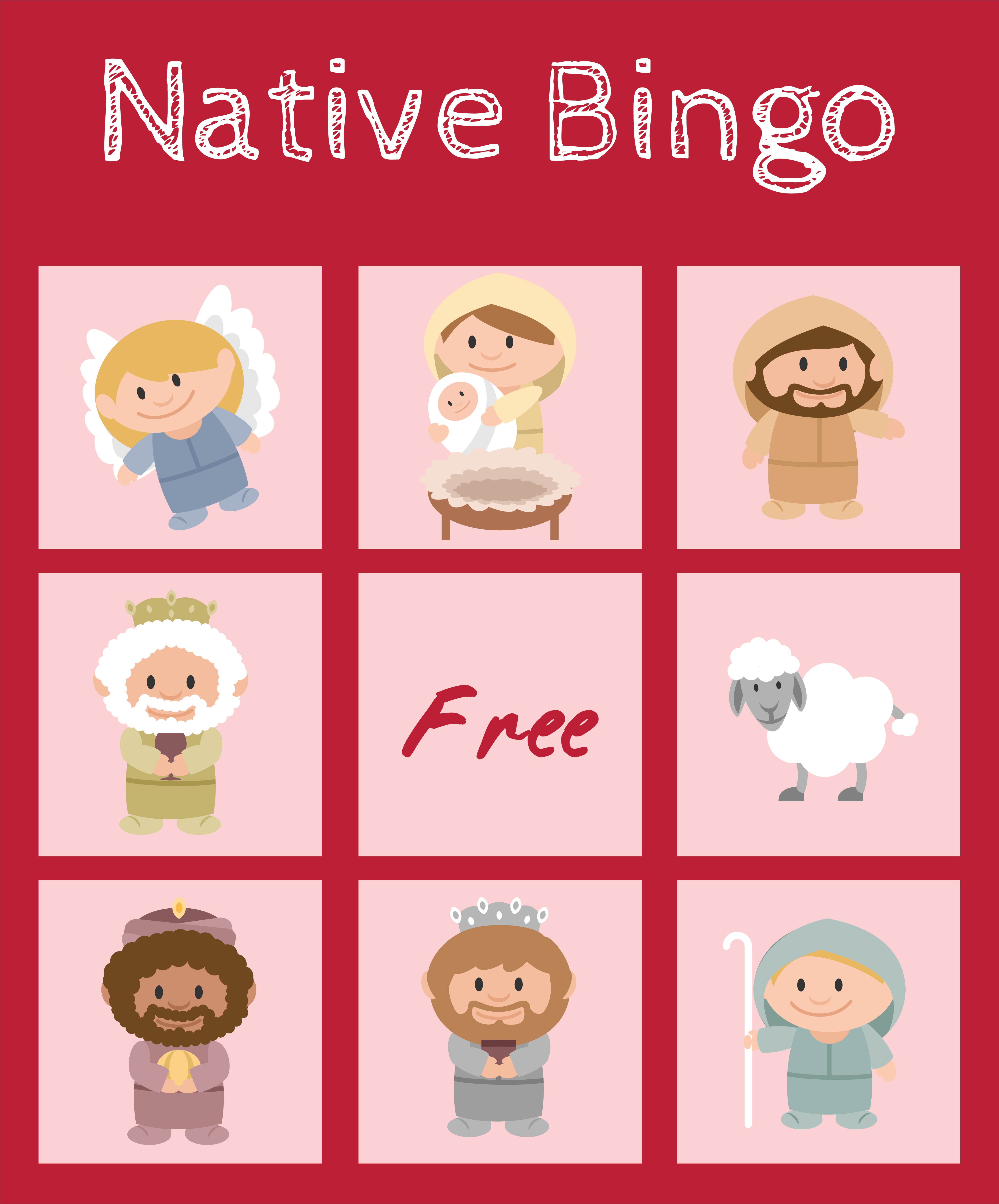 Printable Nativity Bingo Game