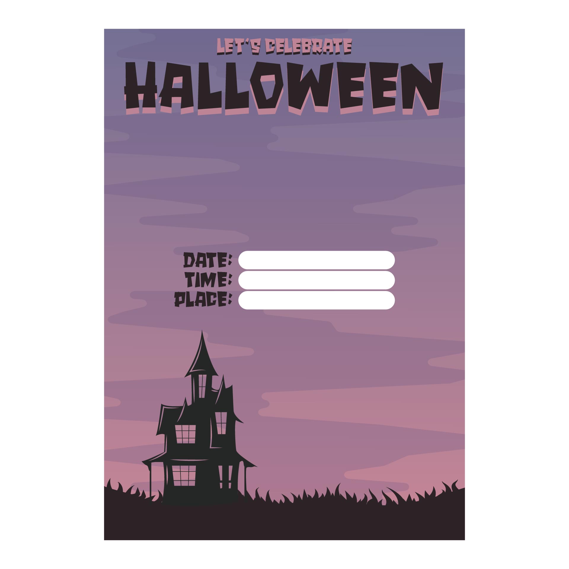 Halloween Printable Party Invitations