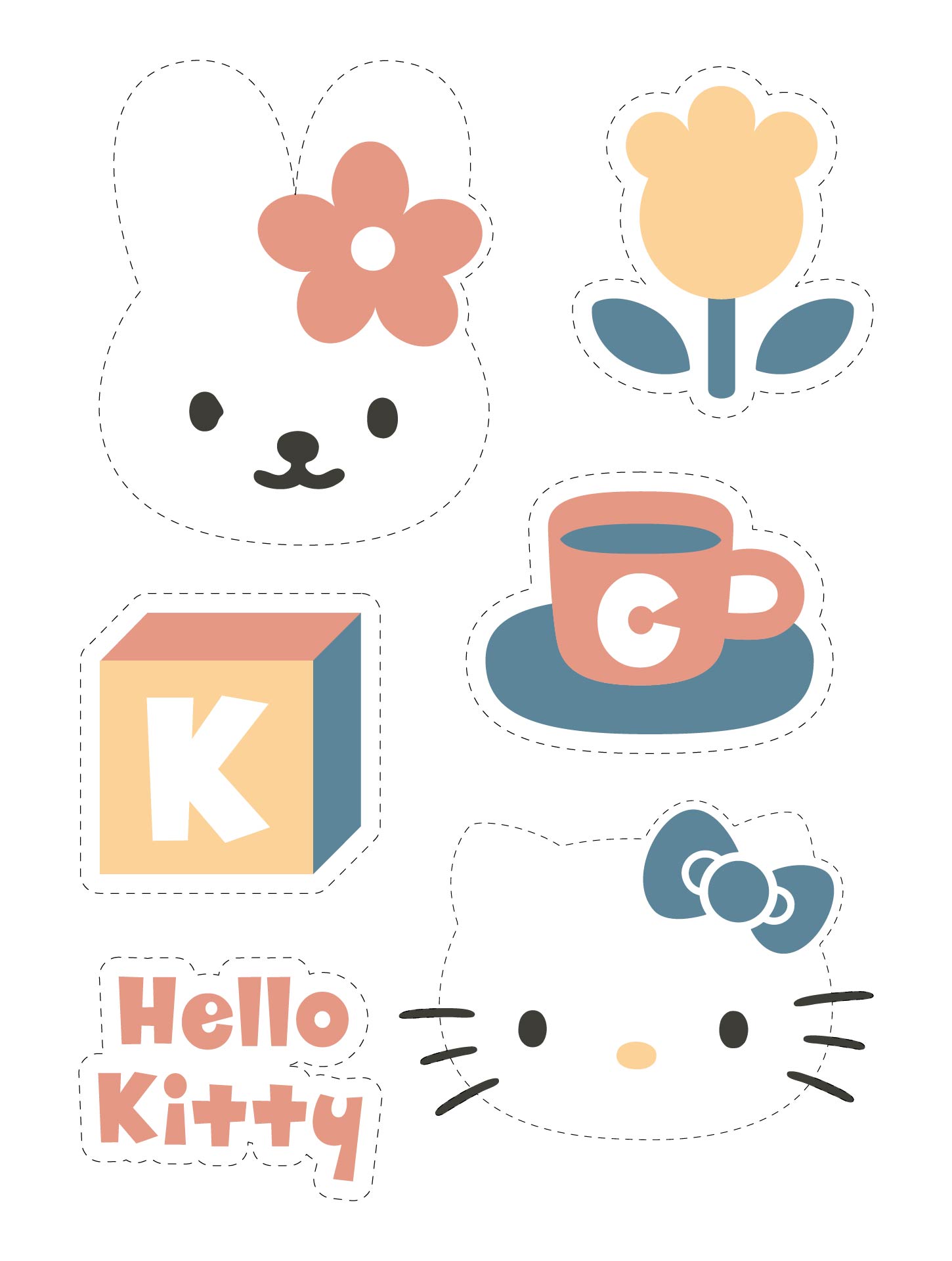  Printable Hello Kitty Sticker Sheet