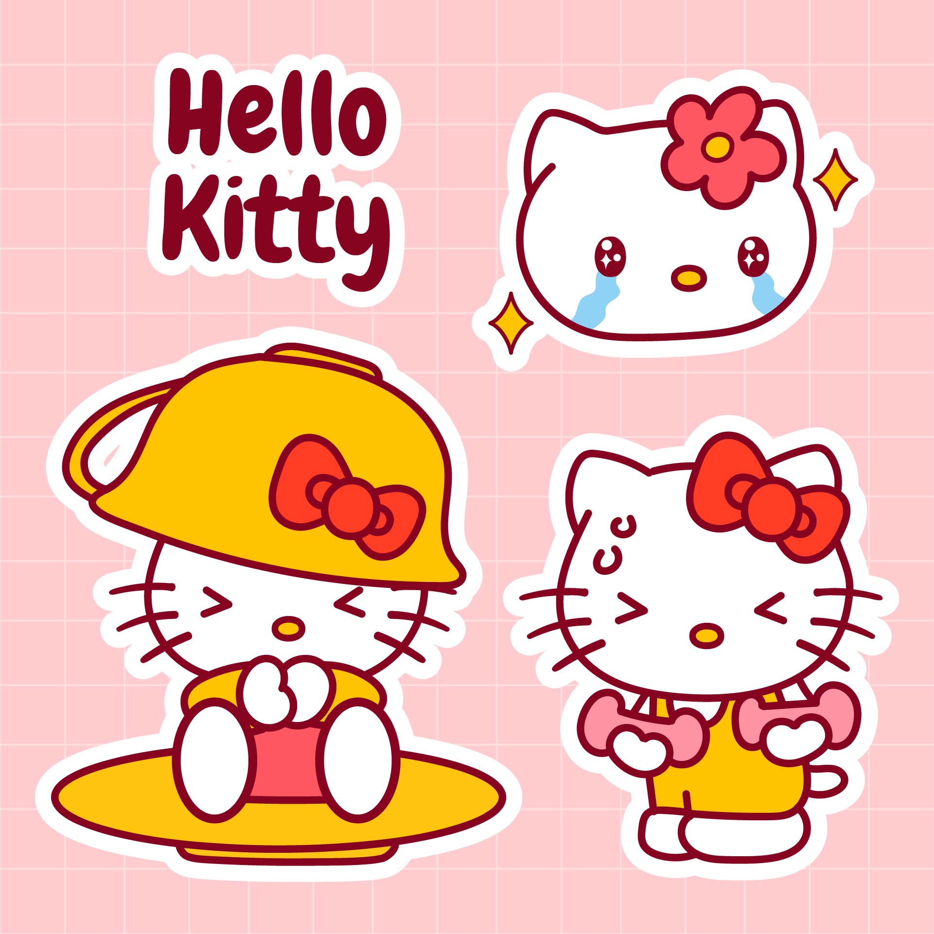 Hello Kitty Printable Stickers