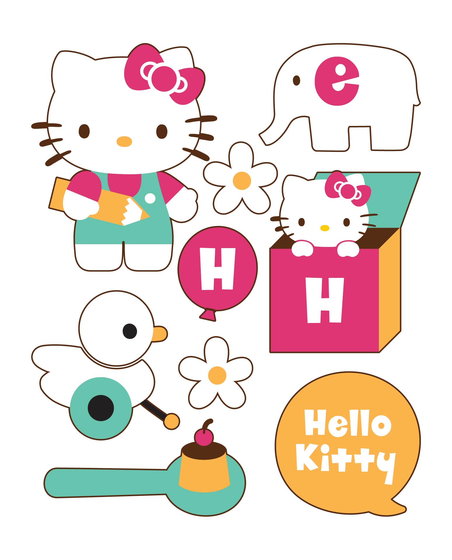 Hello Kitty Worksheets Printable