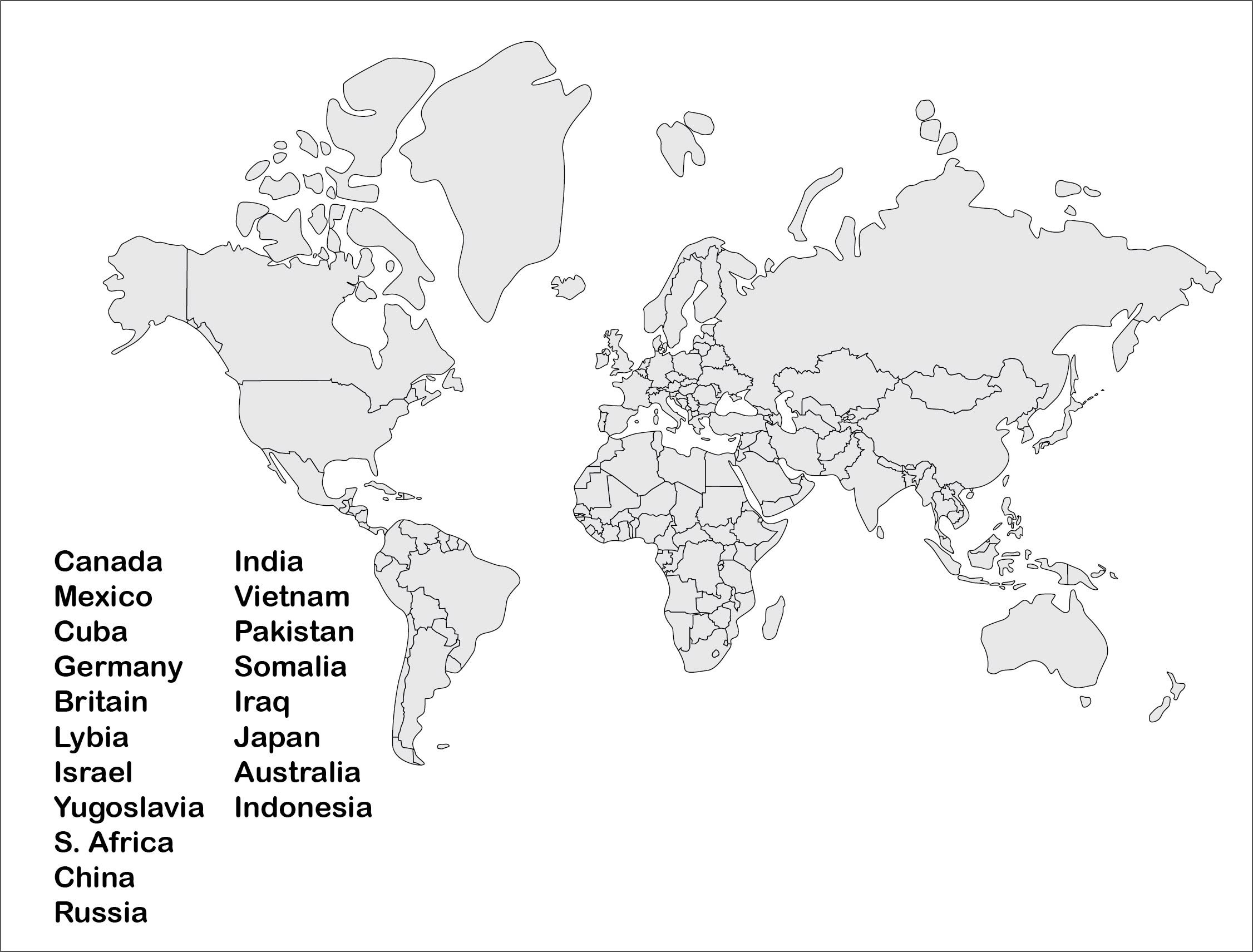 5 best world map worksheet printable printableecom