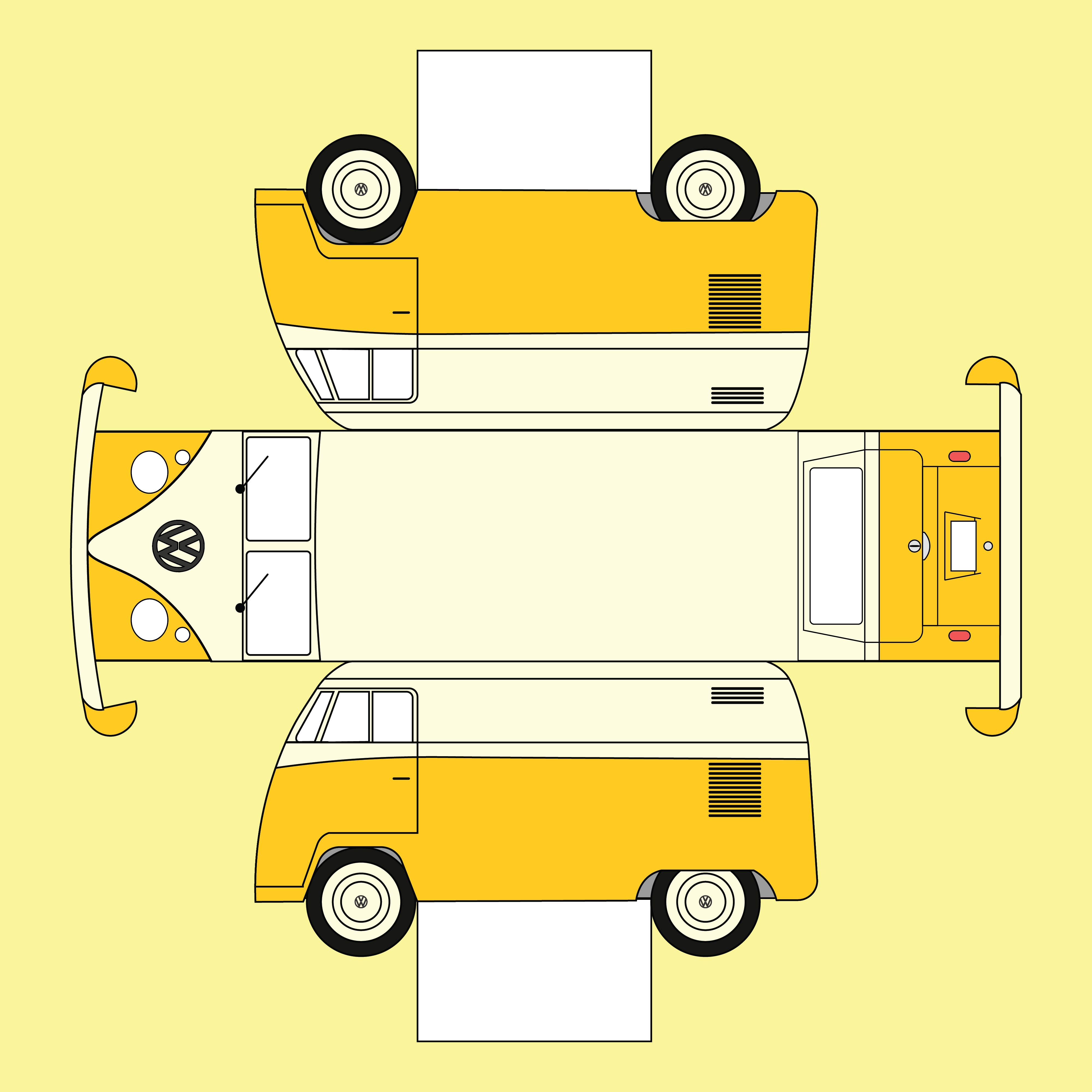 Free Printable School Bus Craft