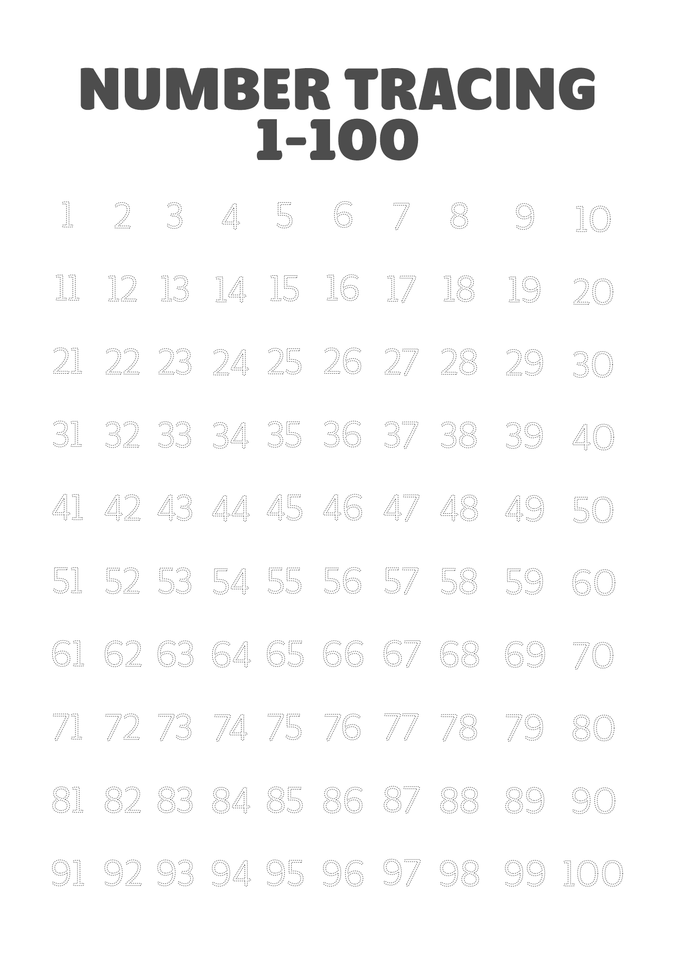 10-best-traceable-100-chart-printable-for-free-at-printablee