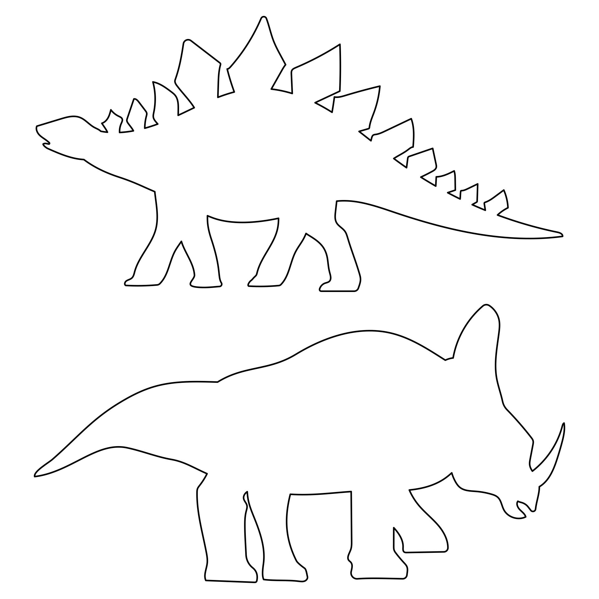 Dinosaur Craft Template