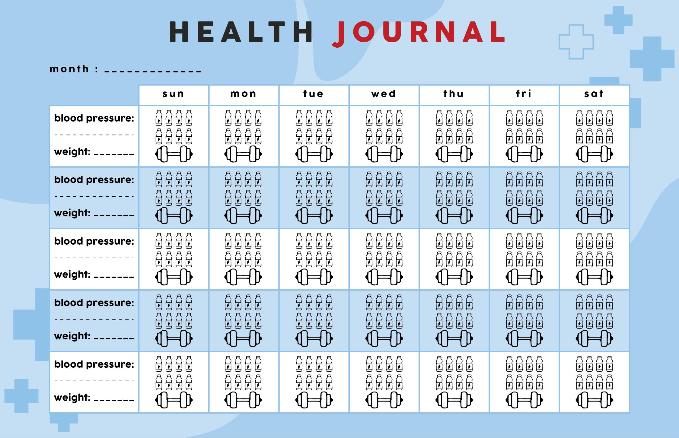 Printable Journal Calendar