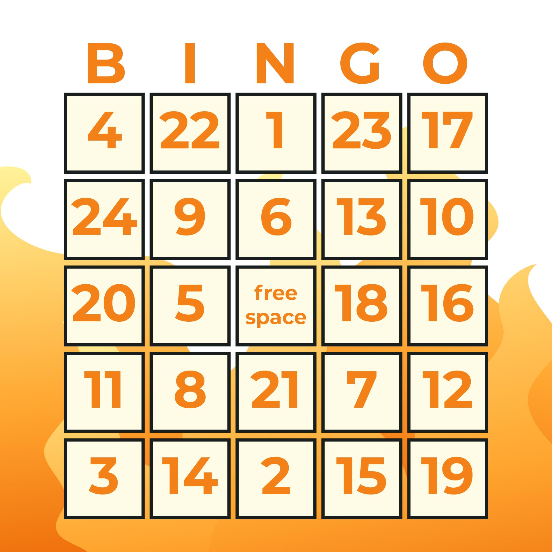 Printable bingo cards with numbers 1 75 - beamnde