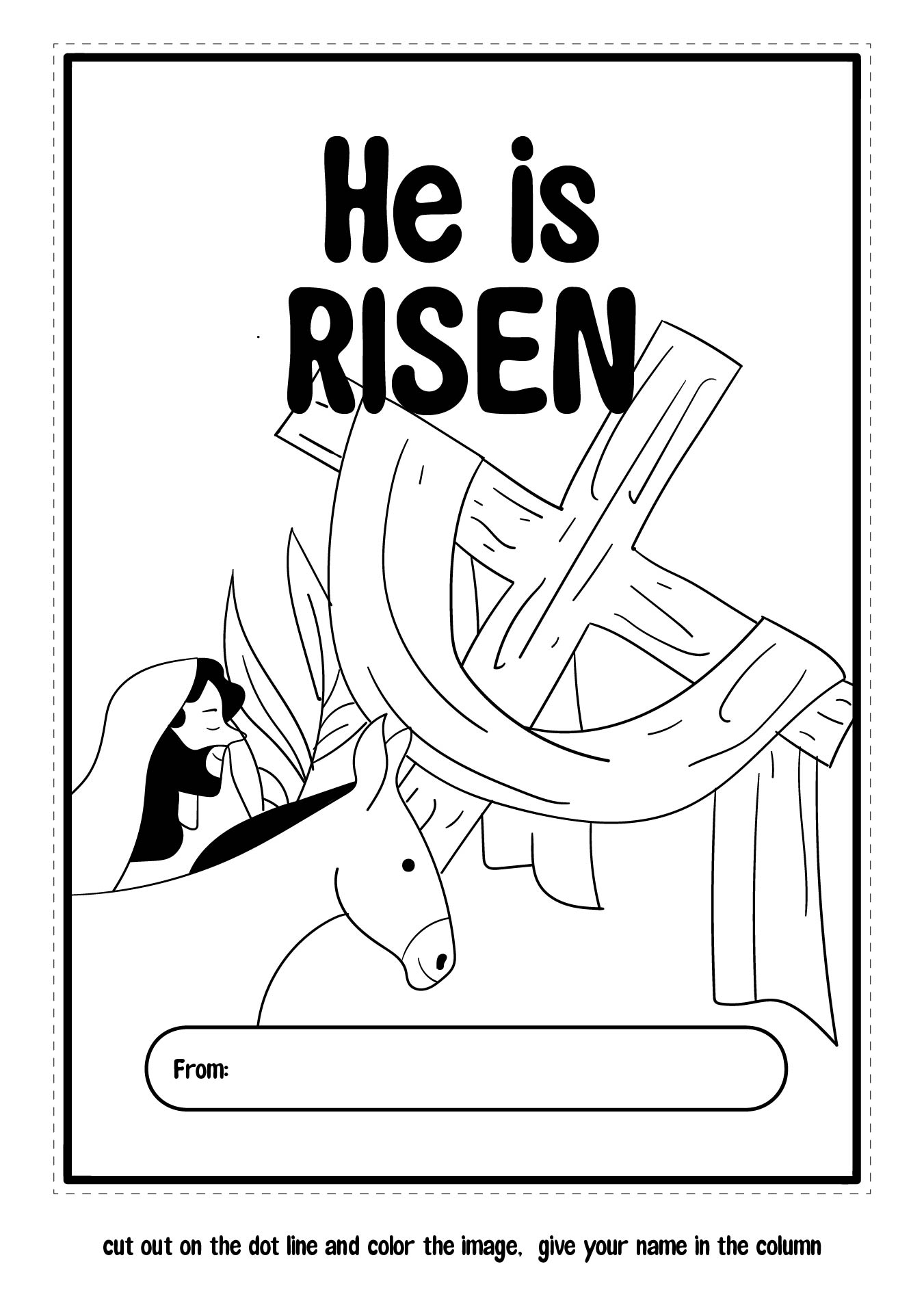 Printable Religious Easter Crafts