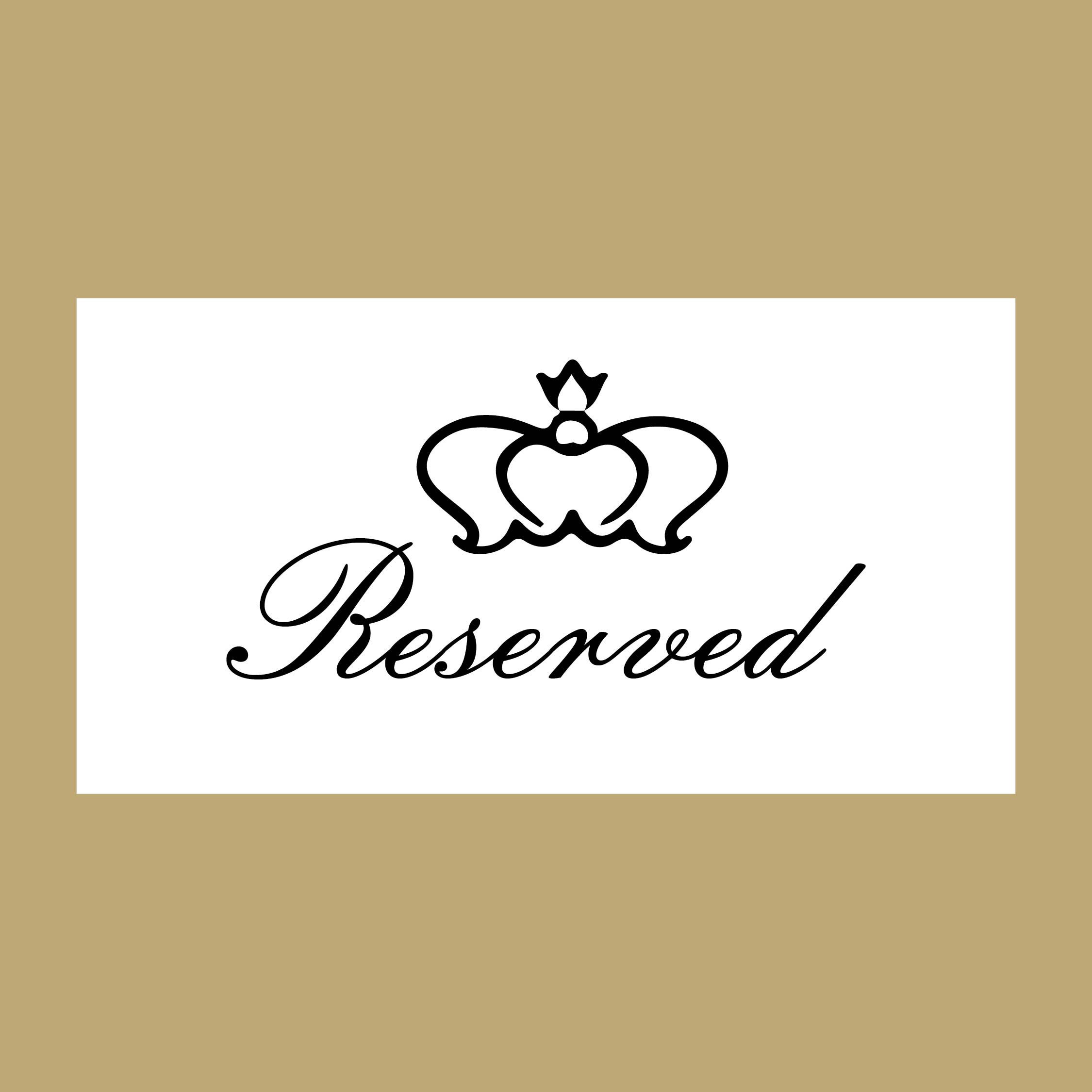 14 Best Printable Wedding Reserved Signs PDF For Free At Printablee