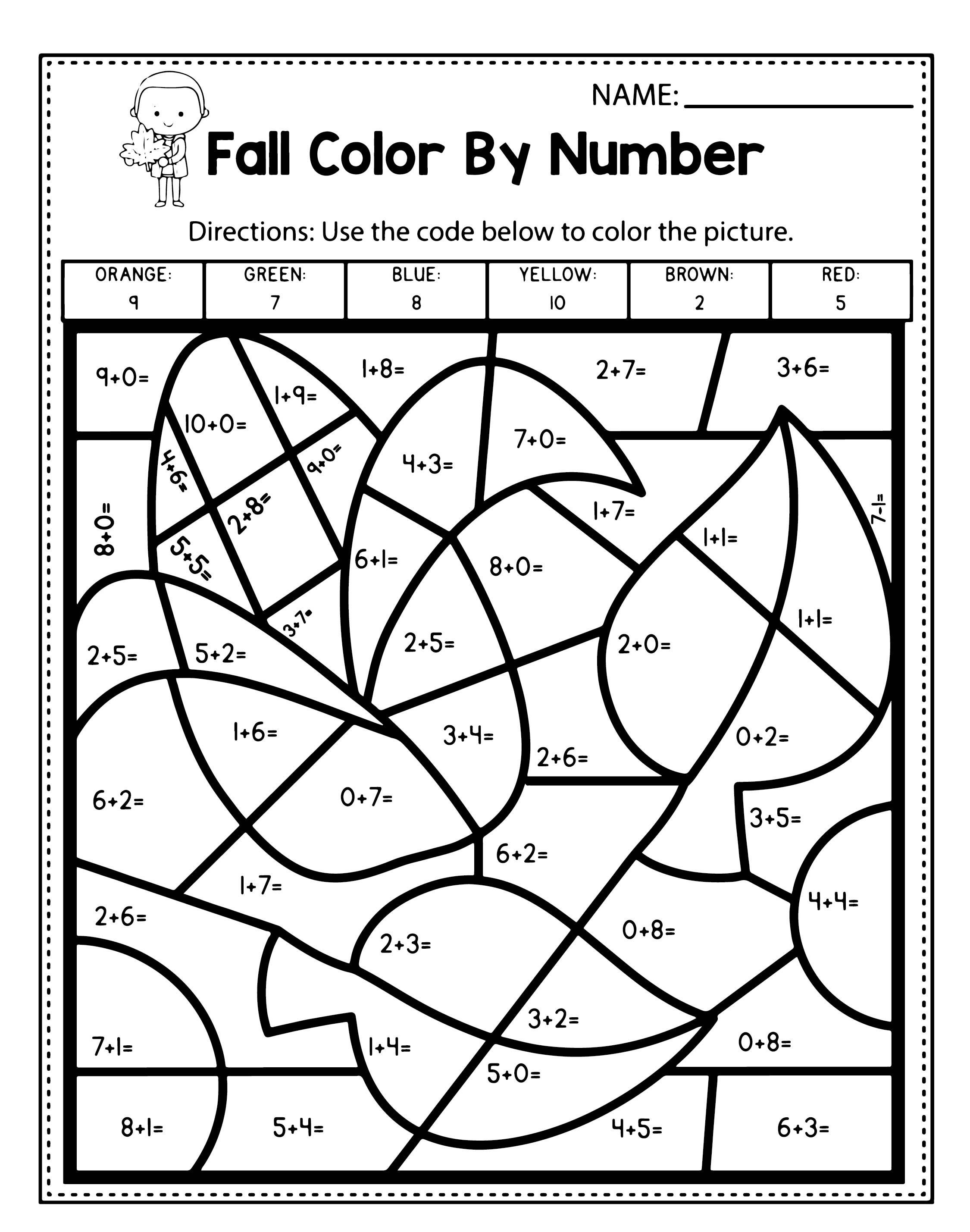 Printable Thanksgiving Math Puzzles