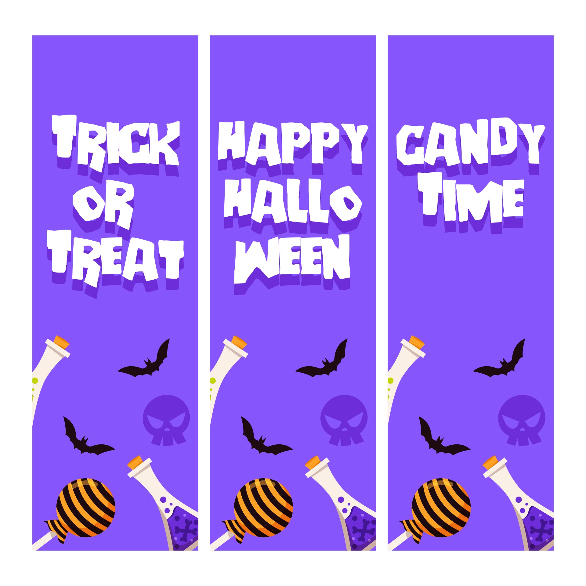 Halloween Bookmarks to Print