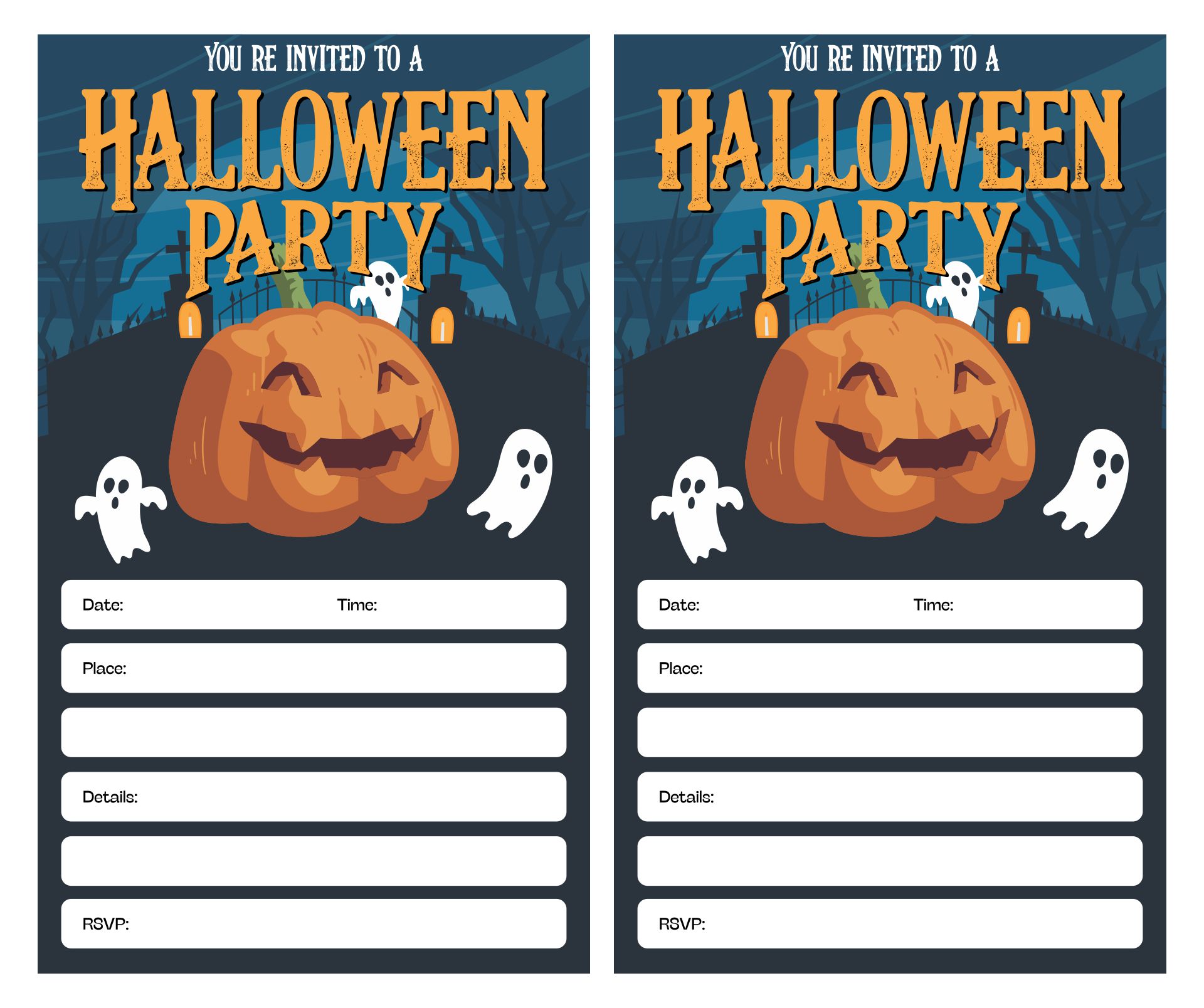 Halloween Party Invitation Free