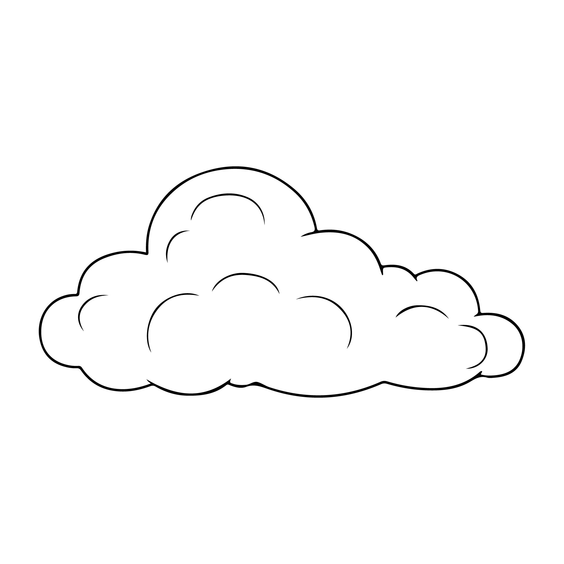 Printable Clouds Templates printable-clouds-templates